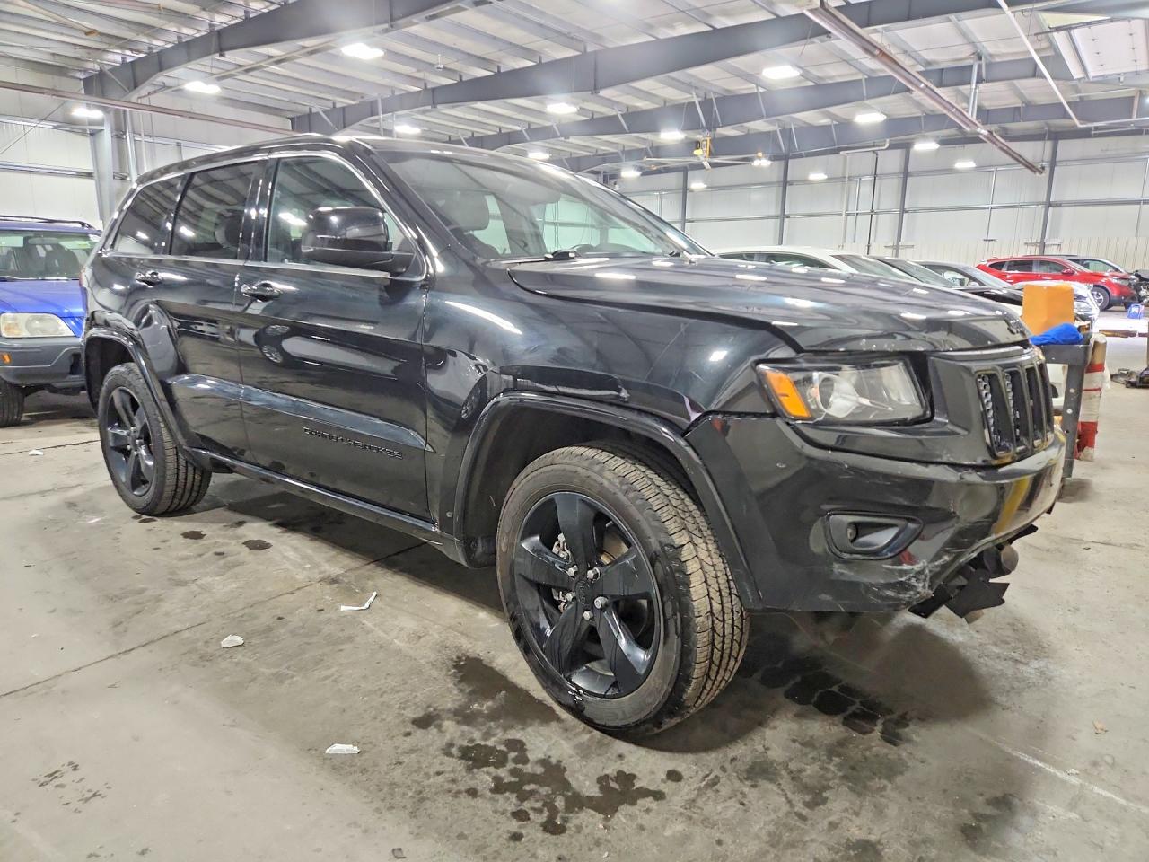 2015 Jeep Grand Cherokee Laredo Black vin: 1C4RJFAG1FC852853