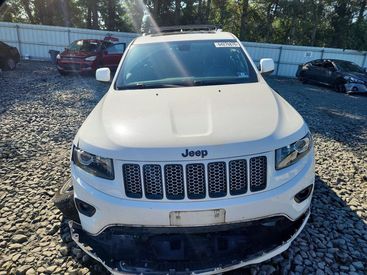 2015 Jeep Grand Cherokee Laredo White vin: 1C4RJFAG1FC918298