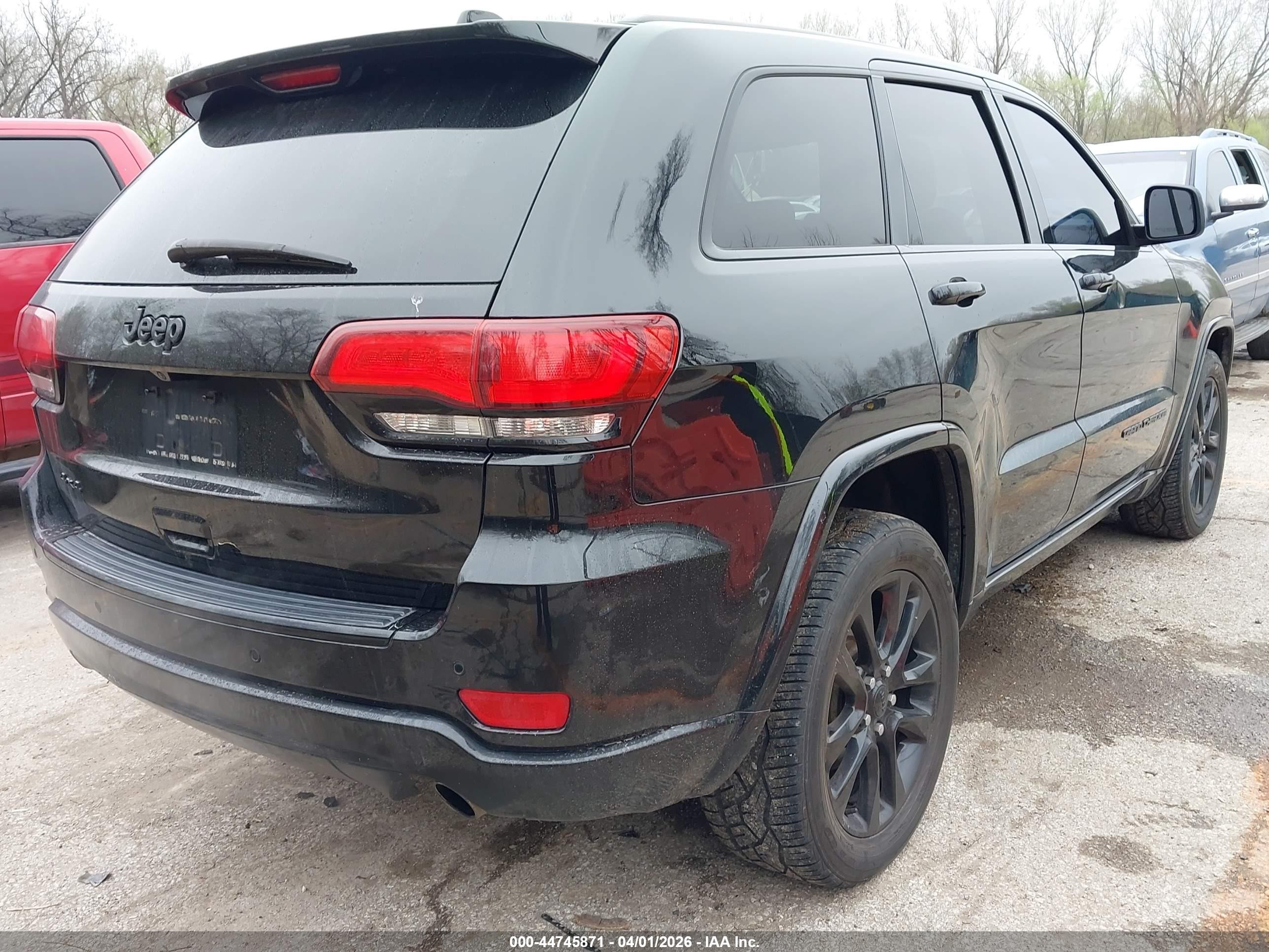 2017 Jeep Grand Cherokee Altitude 4x4 Black vin: 1C4RJFAG1HC751721