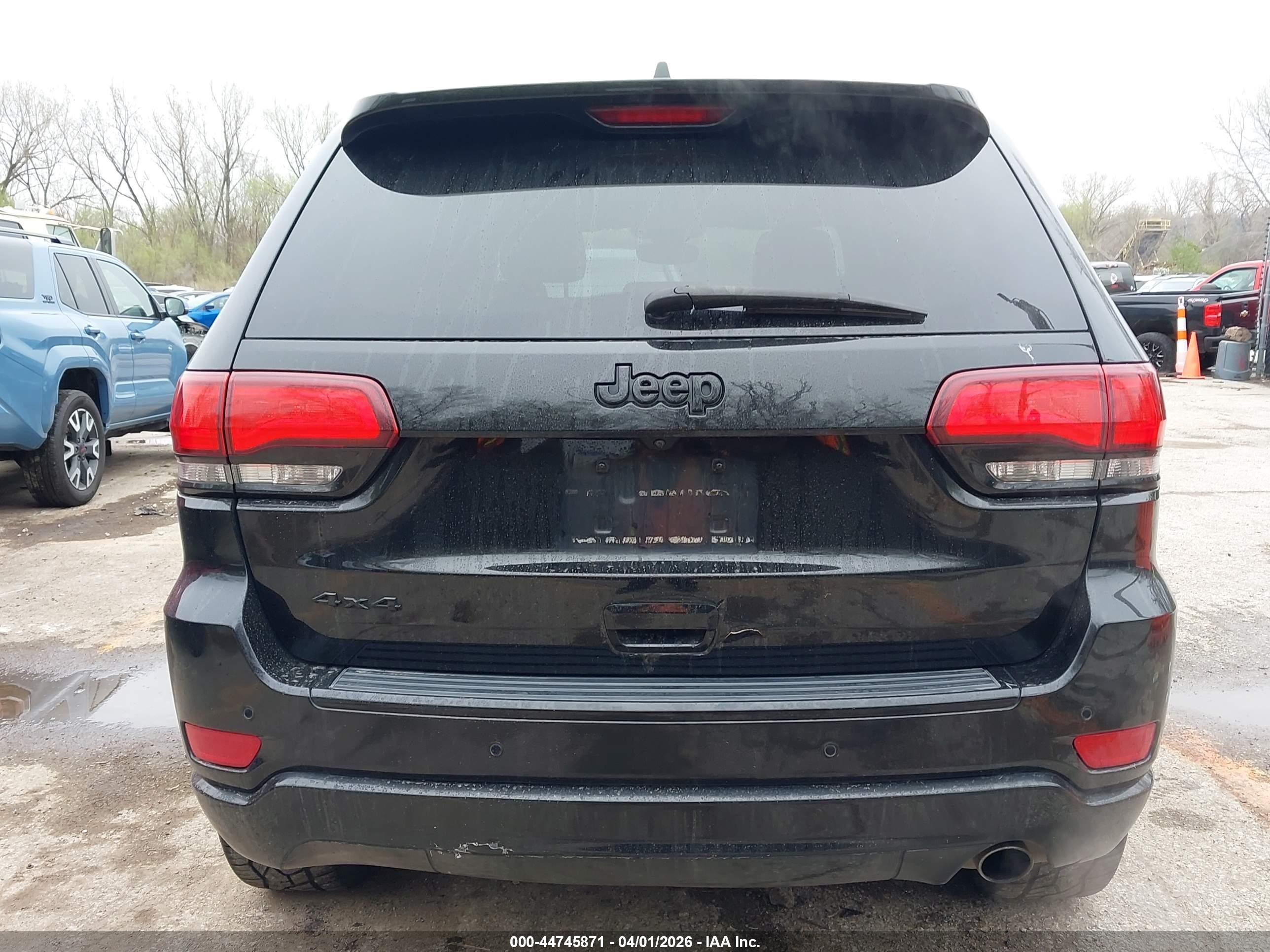 2017 Jeep Grand Cherokee Altitude 4x4 Black vin: 1C4RJFAG1HC751721