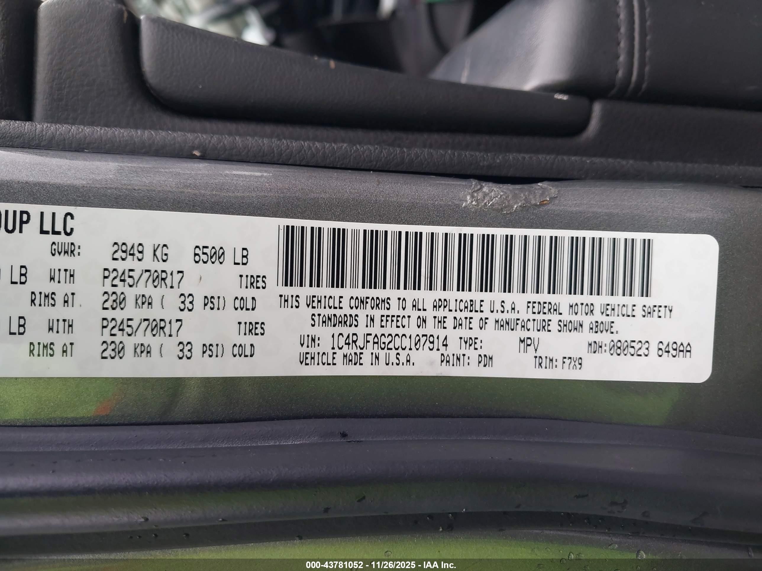 2012 Jeep Grand Cherokee Laredo Gray vin: 1C4RJFAG2CC107914