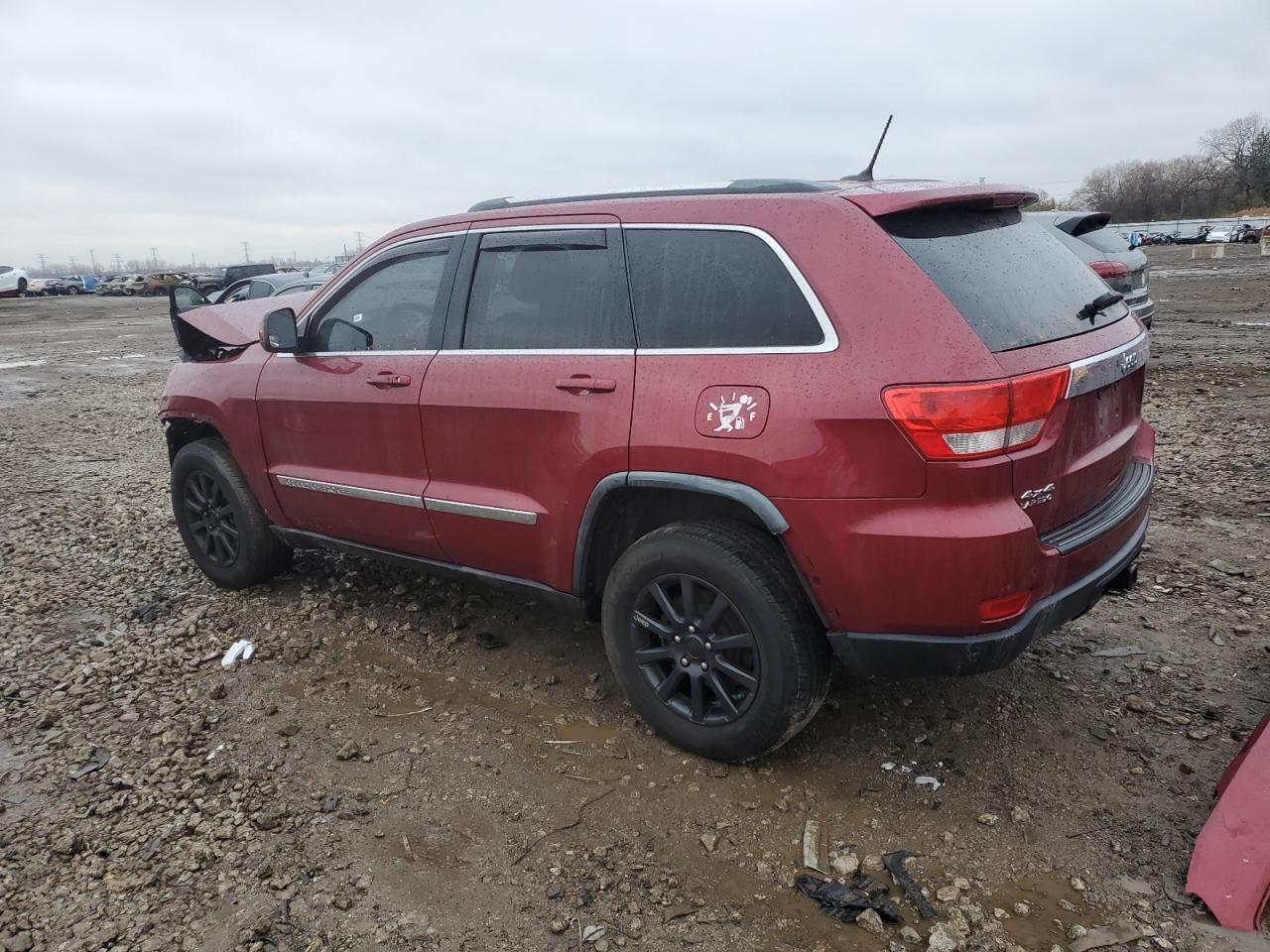 2012 Jeep Grand Cherokee Laredo Red vin: 1C4RJFAG2CC124342