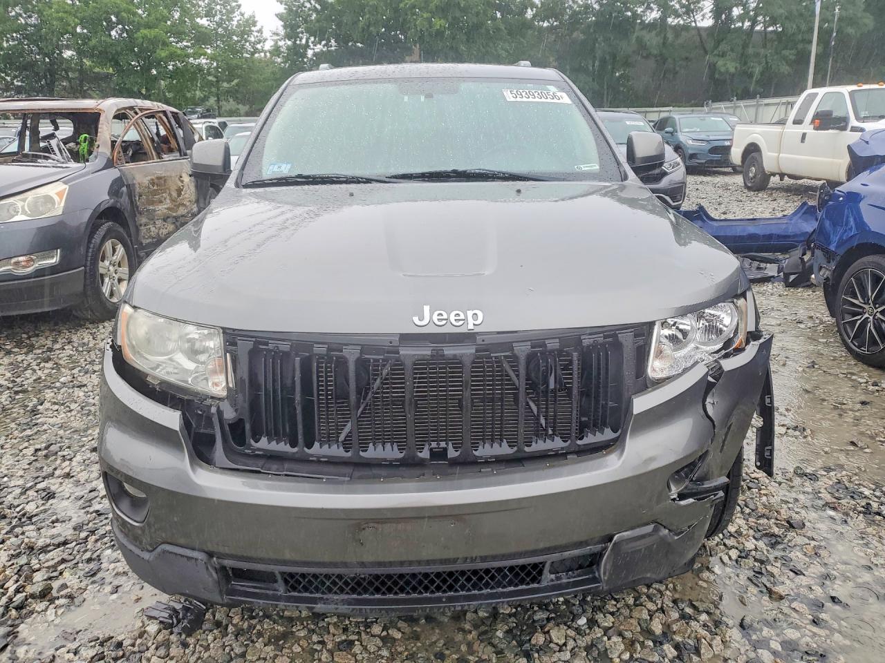 2012 Jeep Grand Cherokee Laredo Gray vin: 1C4RJFAG2CC163853