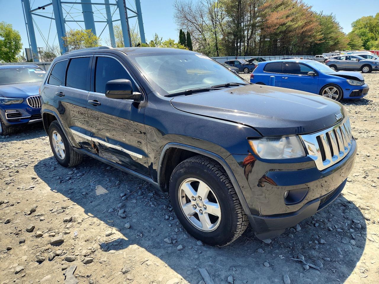 2012 Jeep Grand Cherokee Laredo Черный vin: 1C4RJFAG2CC170897