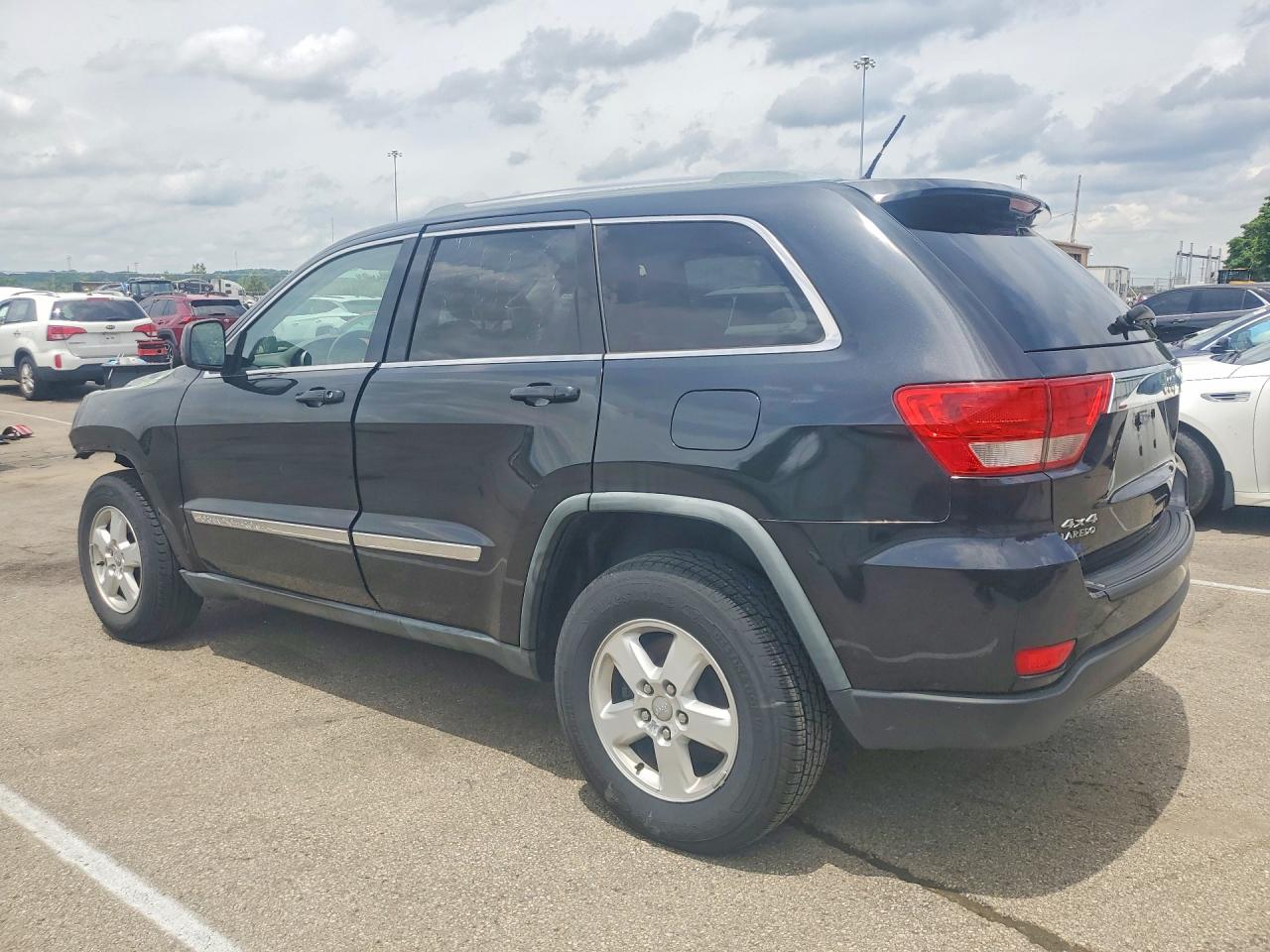 2012 Jeep Grand Cherokee Laredo Black vin: 1C4RJFAG2CC189658