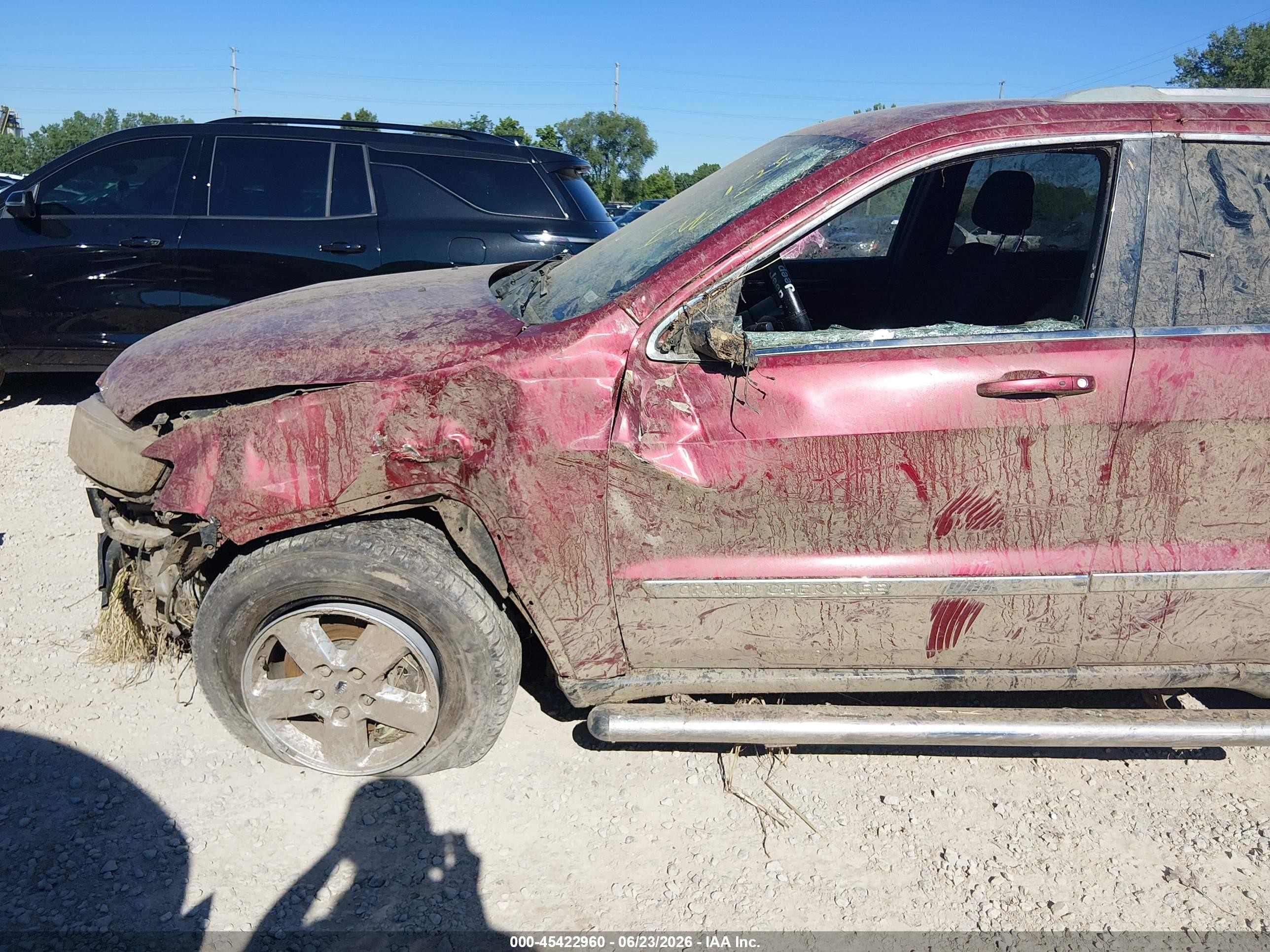 2012 Jeep Grand Cherokee Laredo Burgundy vin: 1C4RJFAG2CC221525