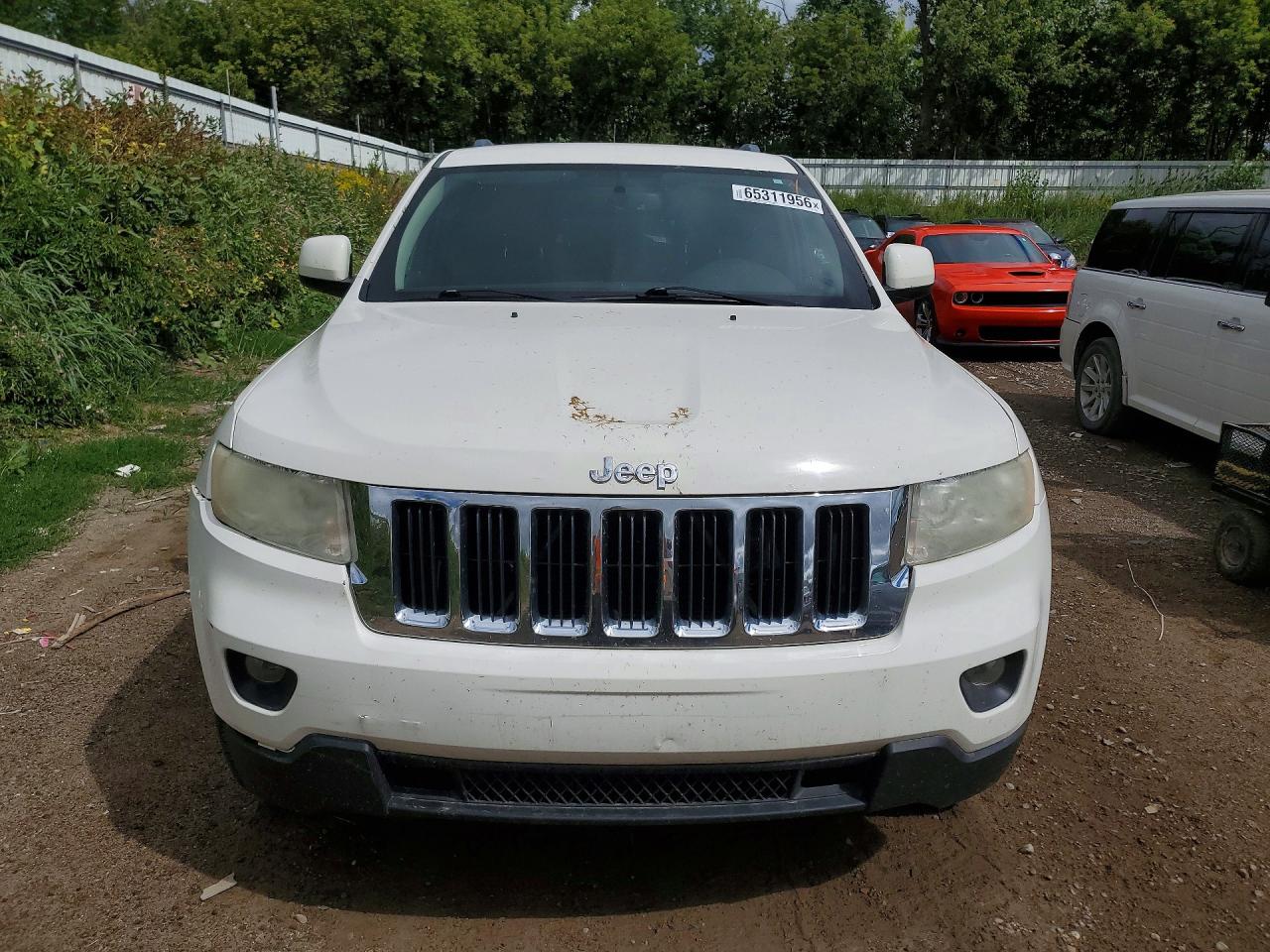 2012 Jeep Grand Cherokee Laredo White vin: 1C4RJFAG2CC253665