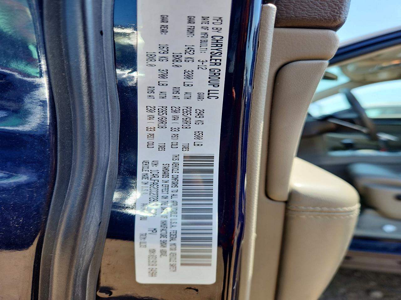 2012 Jeep Grand Cherokee Laredo Blue vin: 1C4RJFAG2CC272913