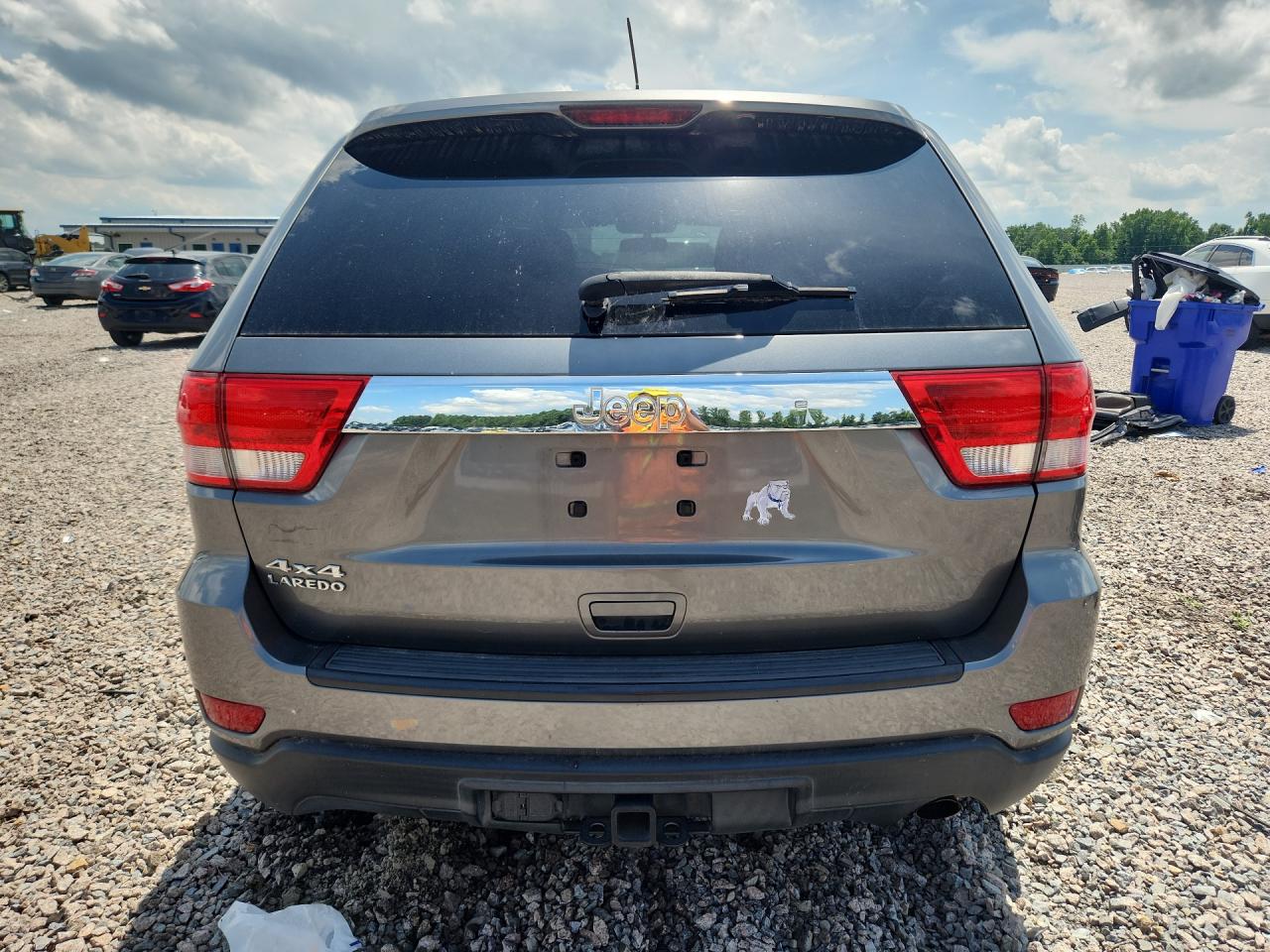 2012 Jeep Grand Cherokee Laredo Gray vin: 1C4RJFAG2CC279568
