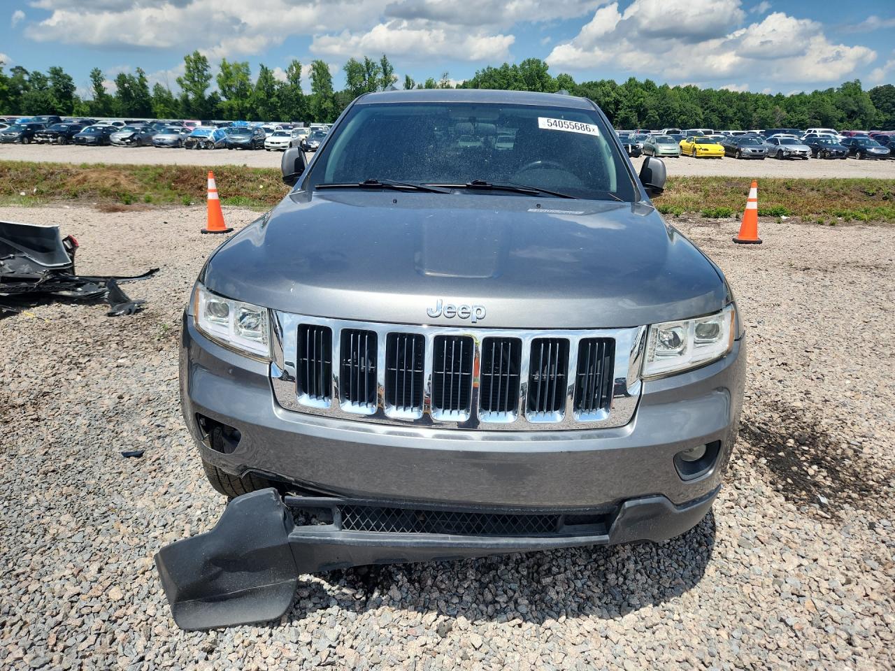 2012 Jeep Grand Cherokee Laredo Gray vin: 1C4RJFAG2CC279568