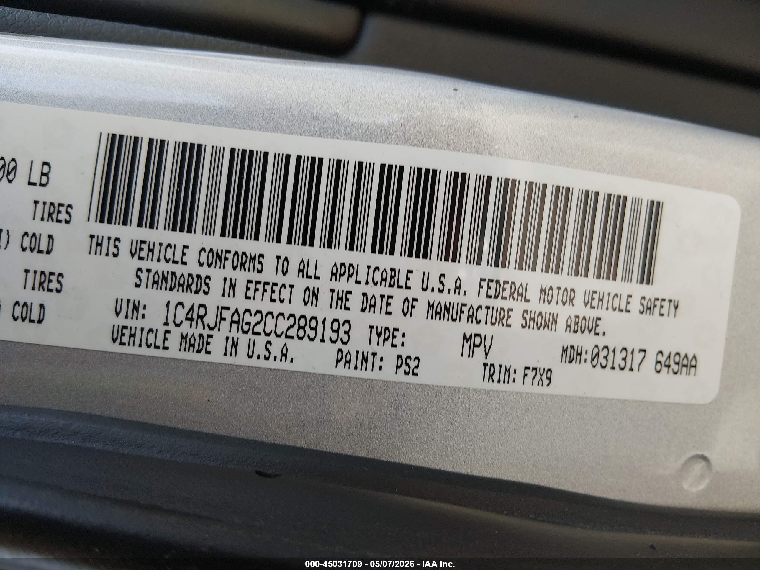 2012 Jeep Grand Cherokee Laredo Silver vin: 1C4RJFAG2CC289193