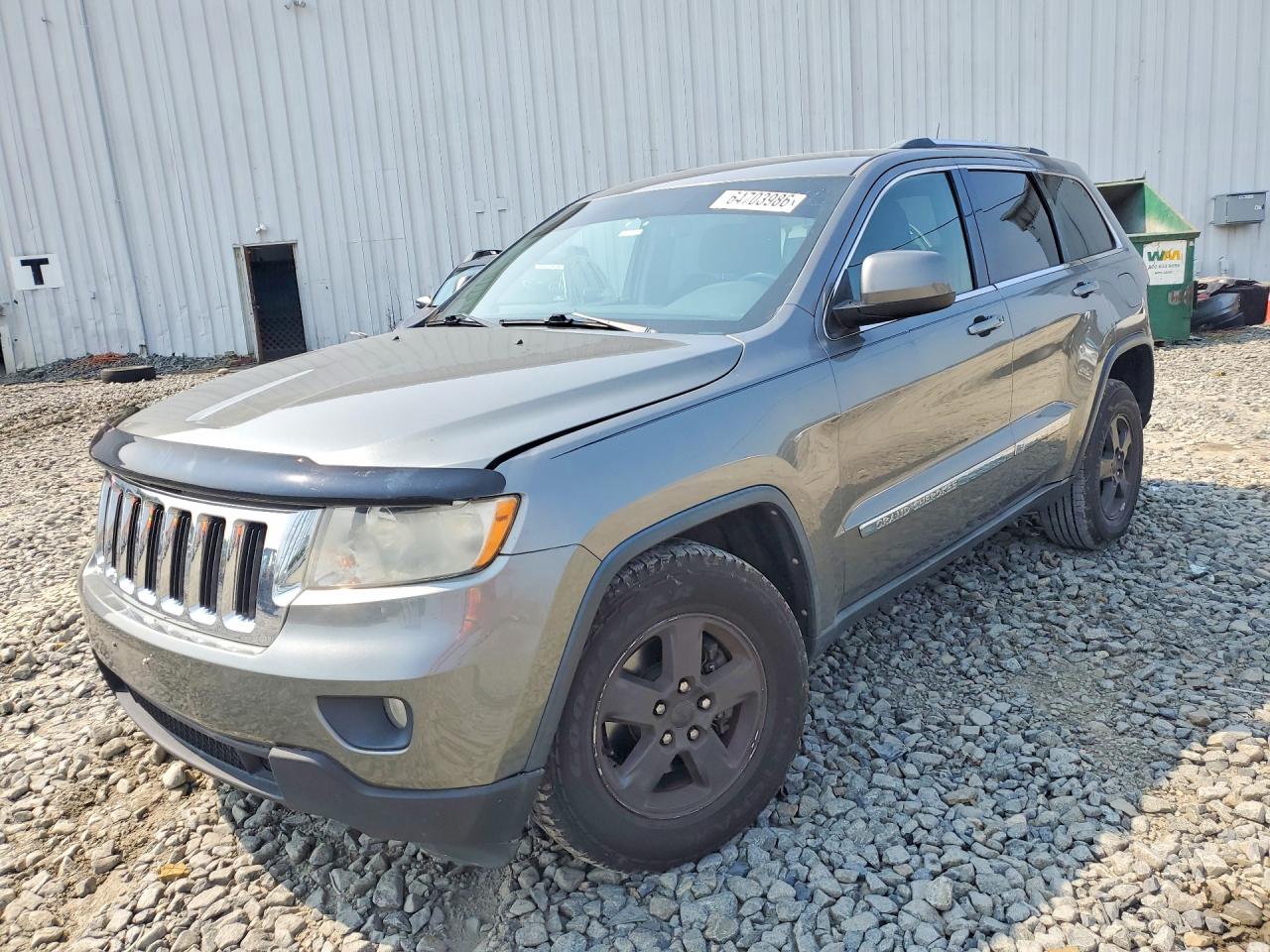 2012 Jeep Grand Cherokee Laredo Gray vin: 1C4RJFAG2CC292255
