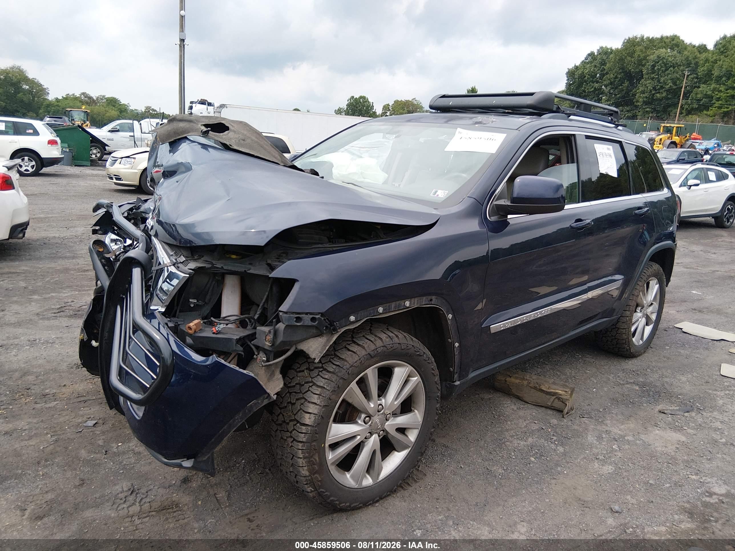 2012 Jeep Grand Cherokee Laredo Blue vin: 1C4RJFAG2CC346945