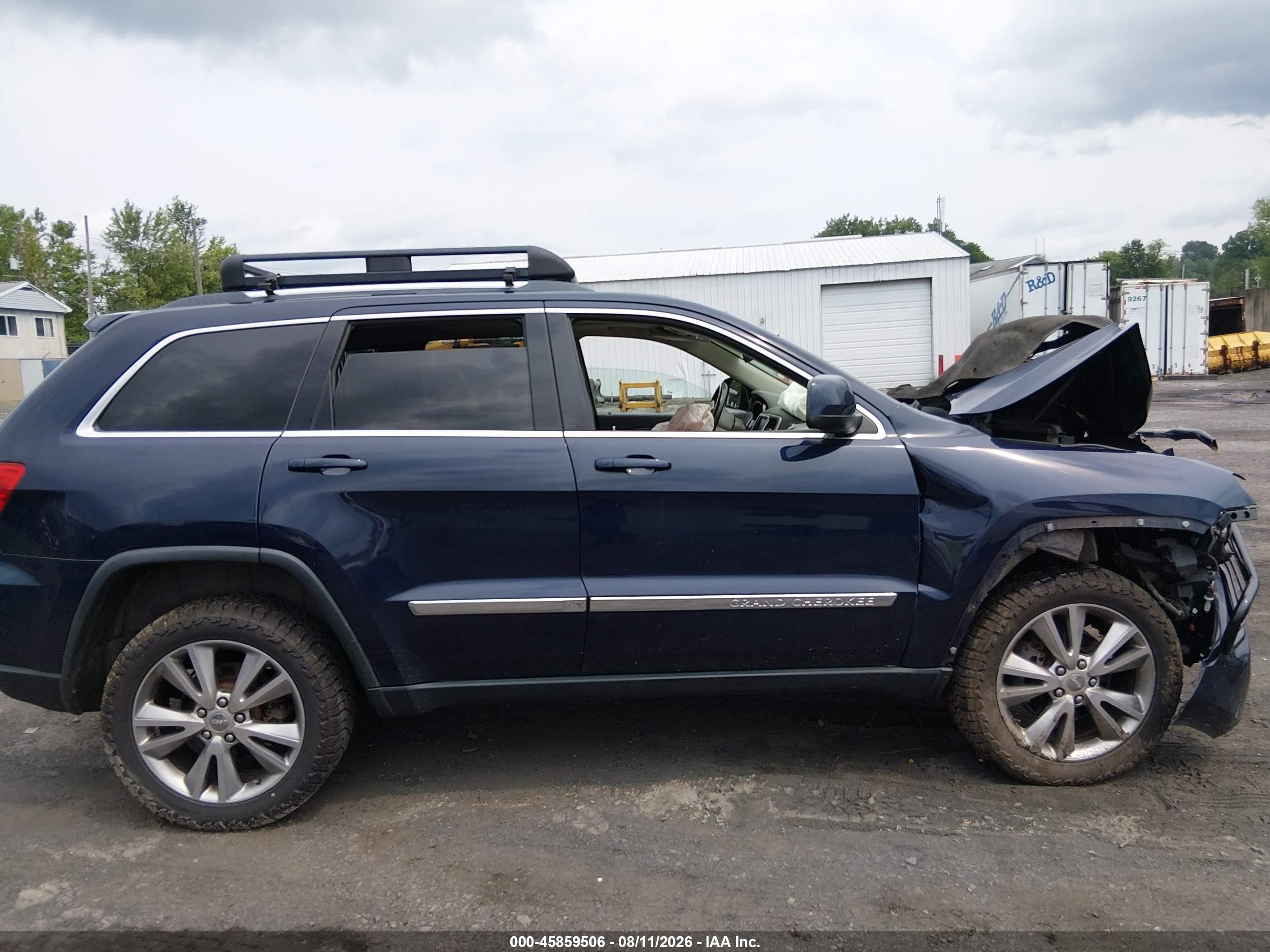 2012 Jeep Grand Cherokee Laredo Blue vin: 1C4RJFAG2CC346945