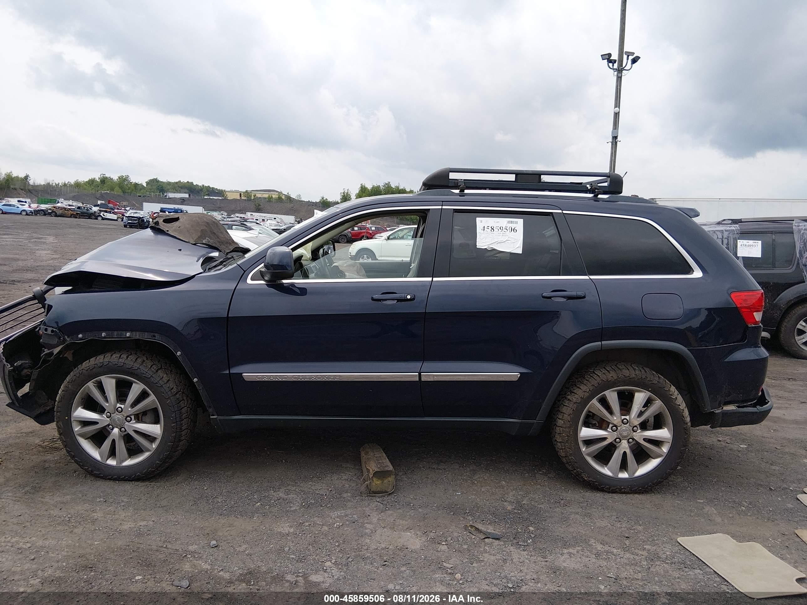 2012 Jeep Grand Cherokee Laredo Blue vin: 1C4RJFAG2CC346945