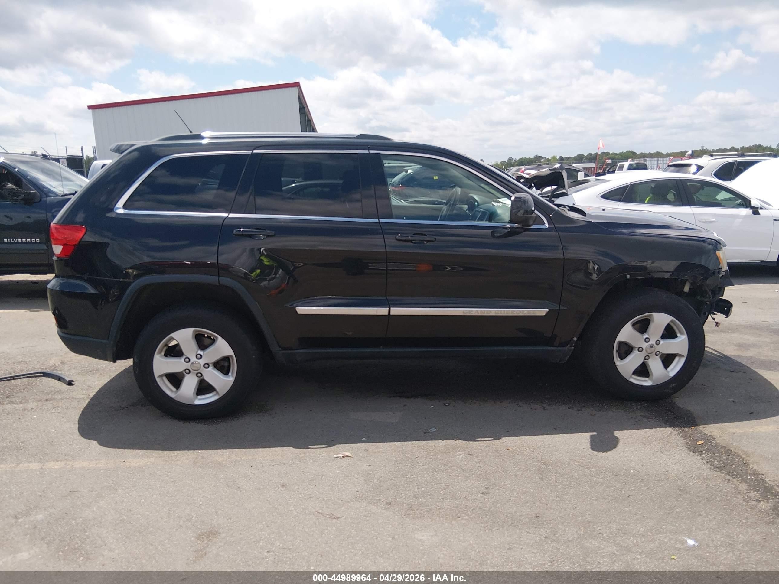 2013 Jeep Grand Cherokee Laredo Black vin: 1C4RJFAG2DC506968