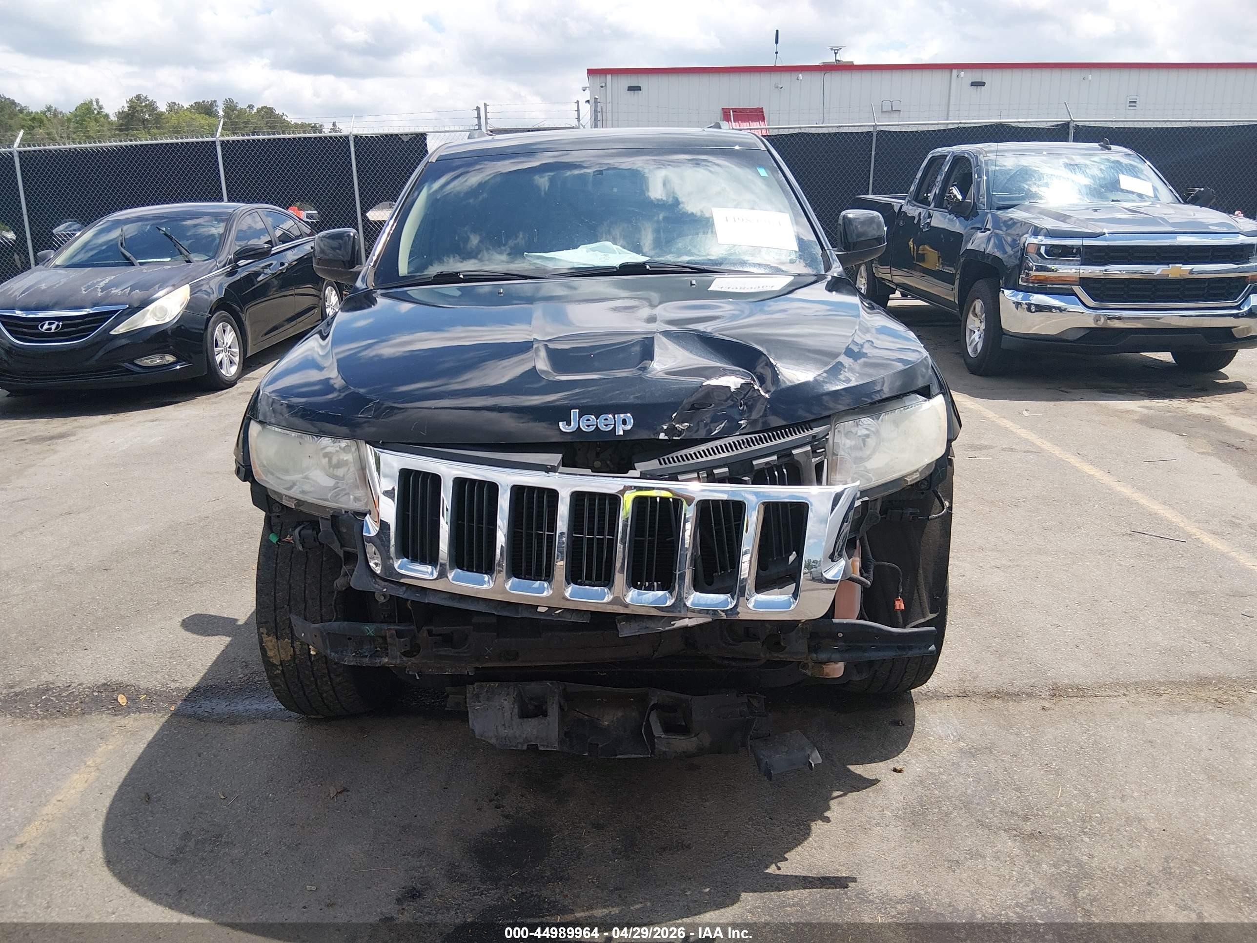 2013 Jeep Grand Cherokee Laredo Black vin: 1C4RJFAG2DC506968