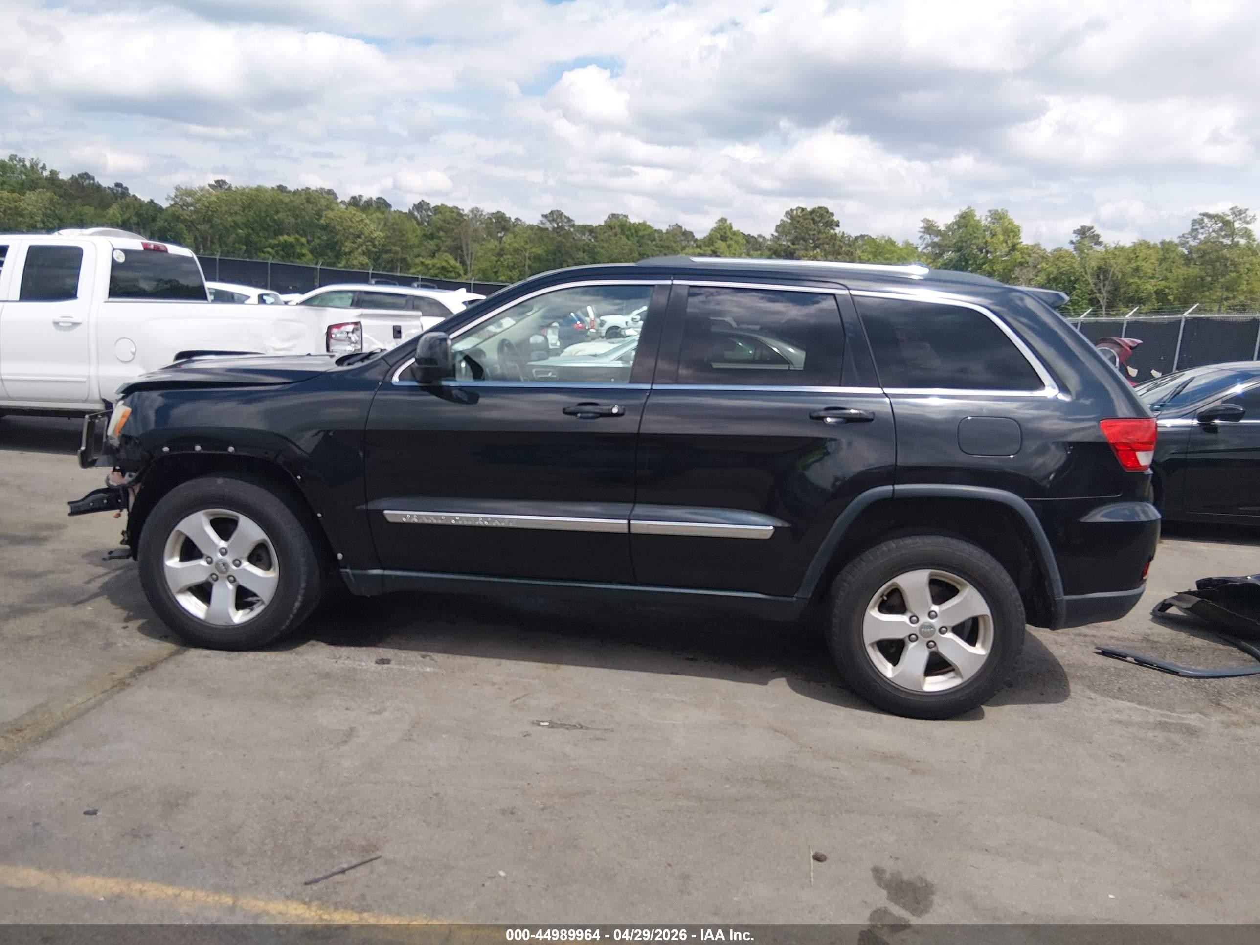 2013 Jeep Grand Cherokee Laredo Black vin: 1C4RJFAG2DC506968