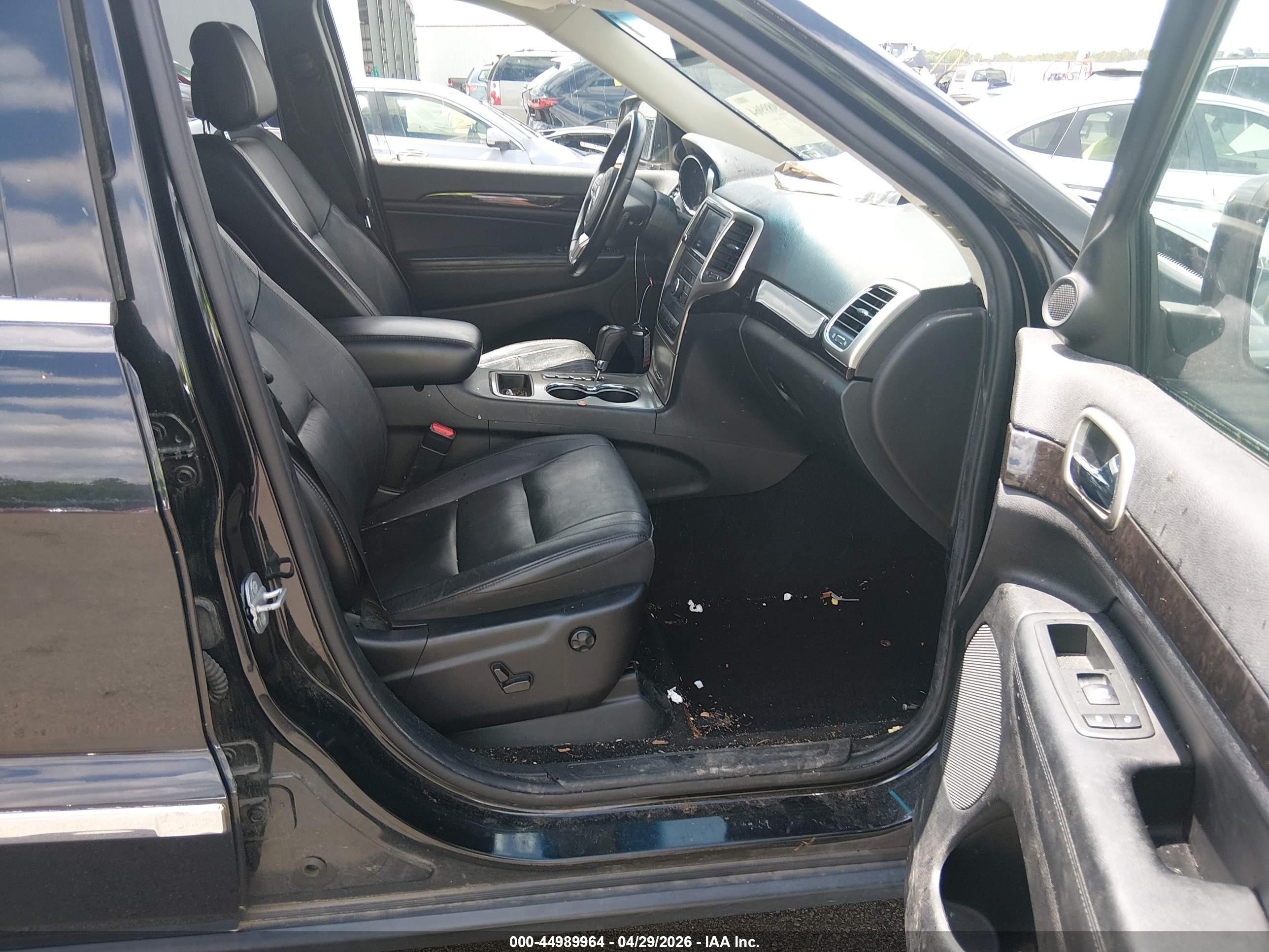 2013 Jeep Grand Cherokee Laredo Black vin: 1C4RJFAG2DC506968