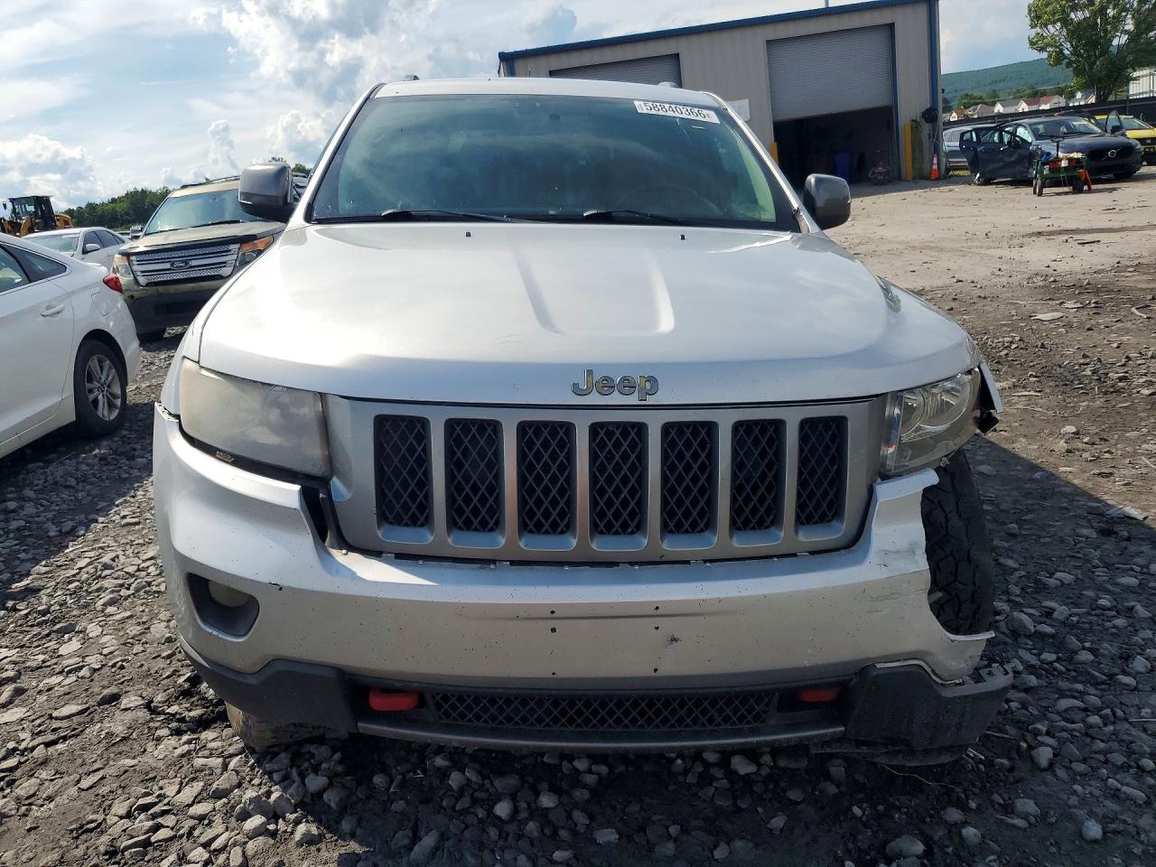 2013 Jeep Grand Cherokee Laredo Silver vin: 1C4RJFAG2DC576079