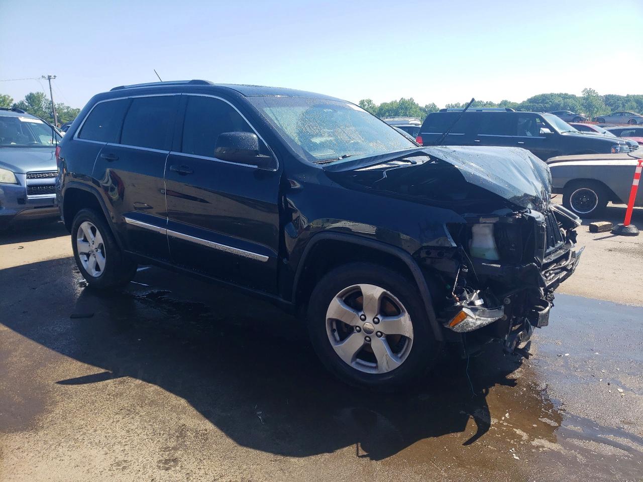 2013 Jeep Grand Cherokee Laredo Black vin: 1C4RJFAG2DC599264