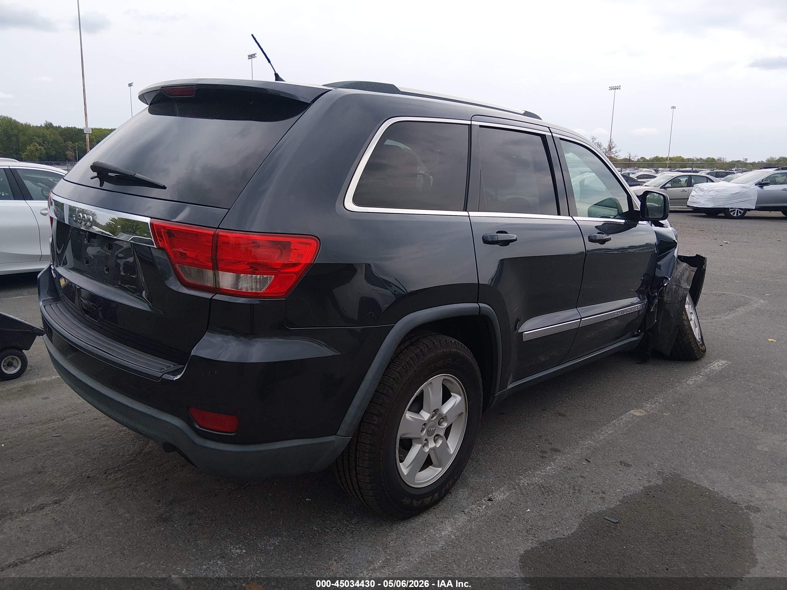 2013 Jeep Grand Cherokee Laredo Black vin: 1C4RJFAG2DC633204
