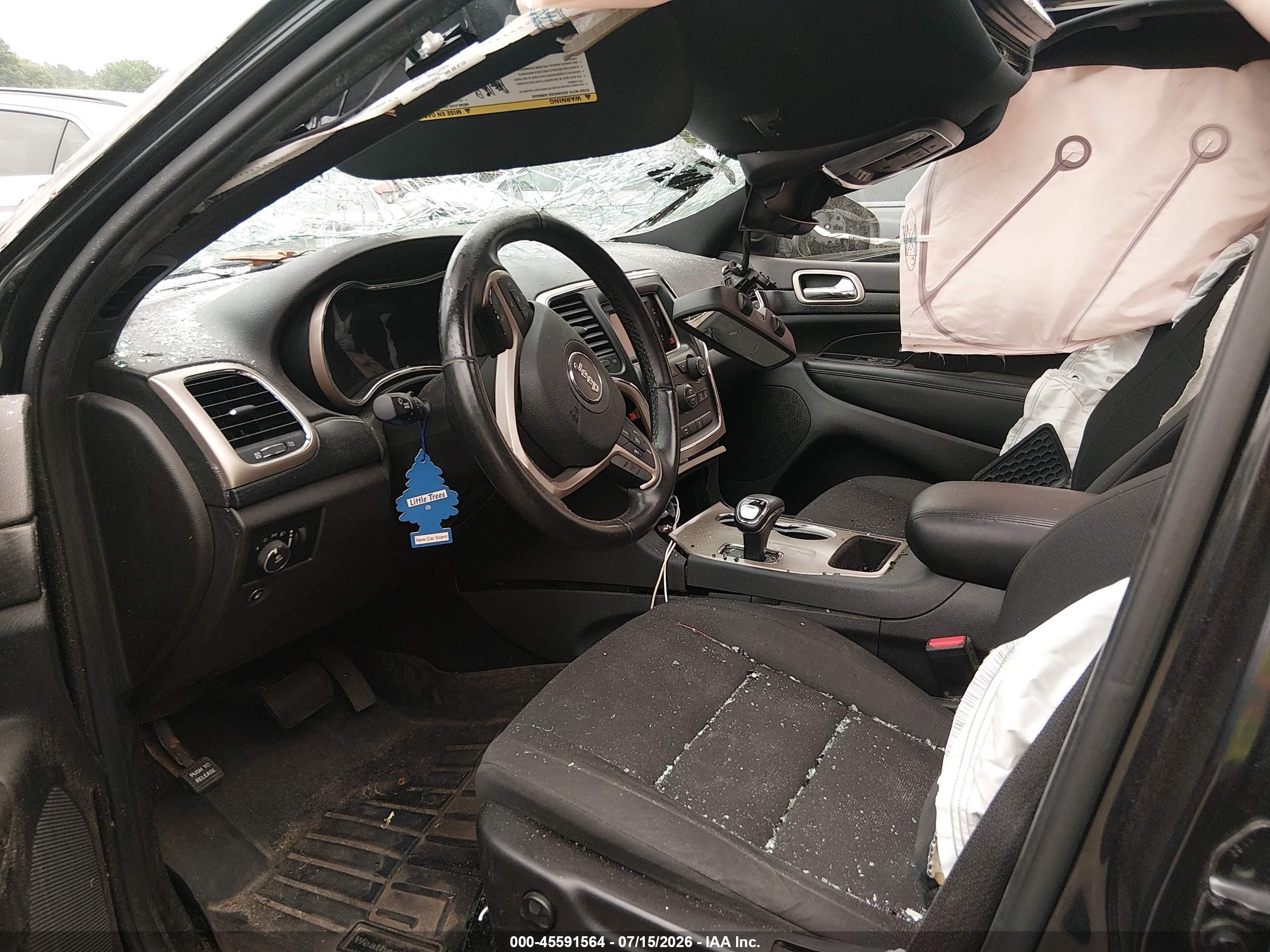 2014 Jeep Grand Cherokee Laredo Gray vin: 1C4RJFAG2EC128457