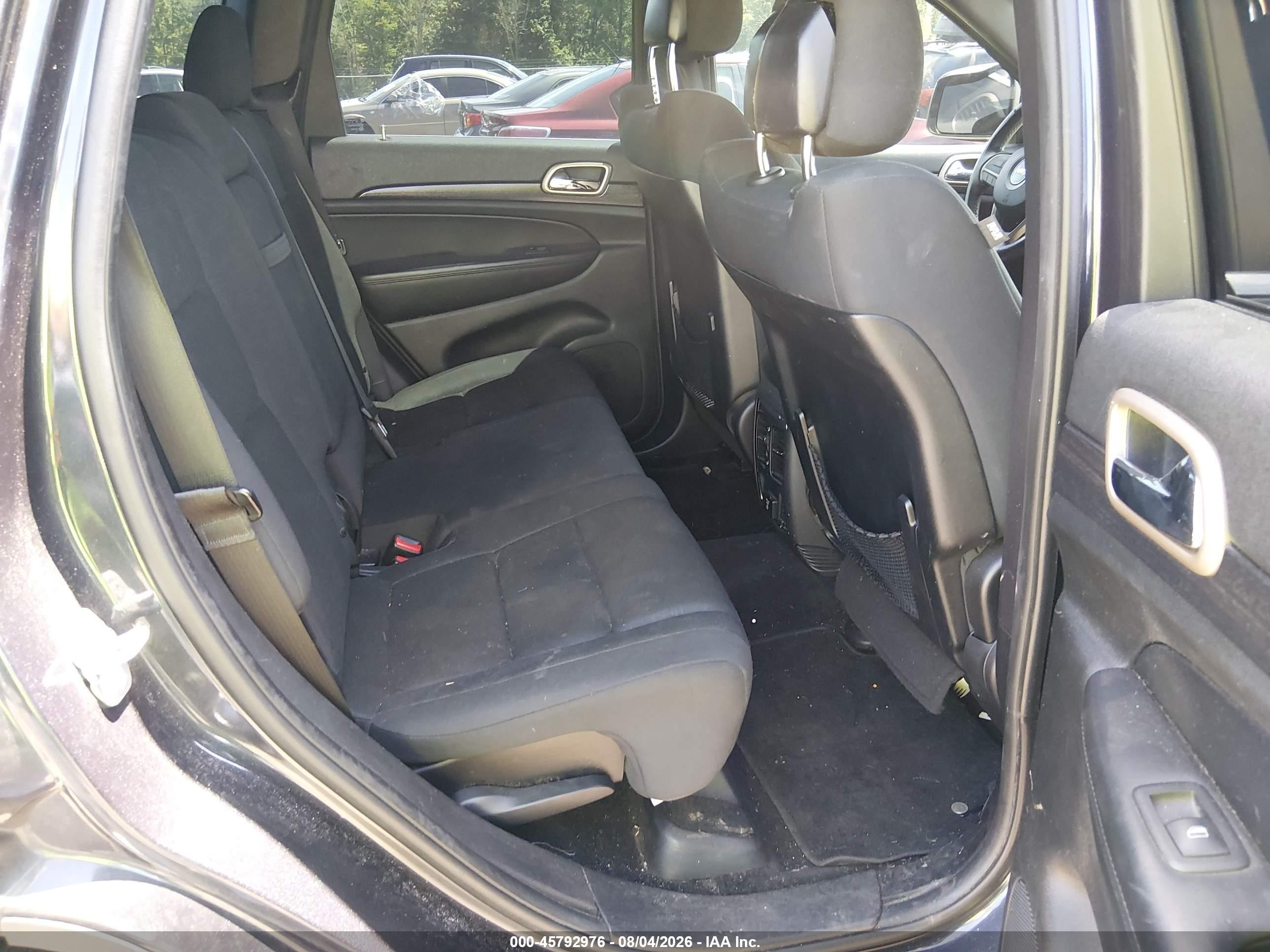 2014 Jeep Grand Cherokee Laredo Black vin: 1C4RJFAG2EC132377