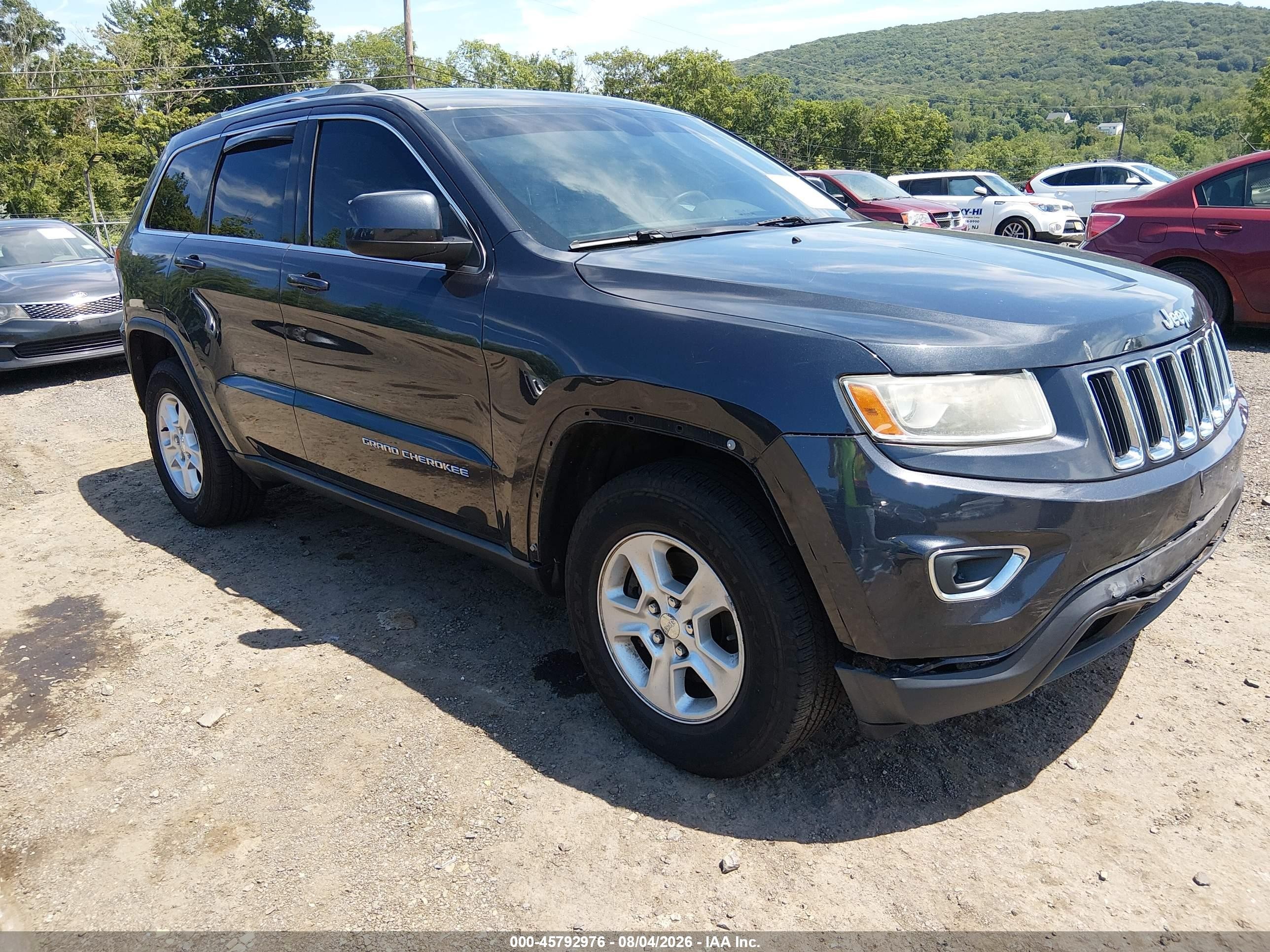 2014 Jeep Grand Cherokee Laredo Black vin: 1C4RJFAG2EC132377
