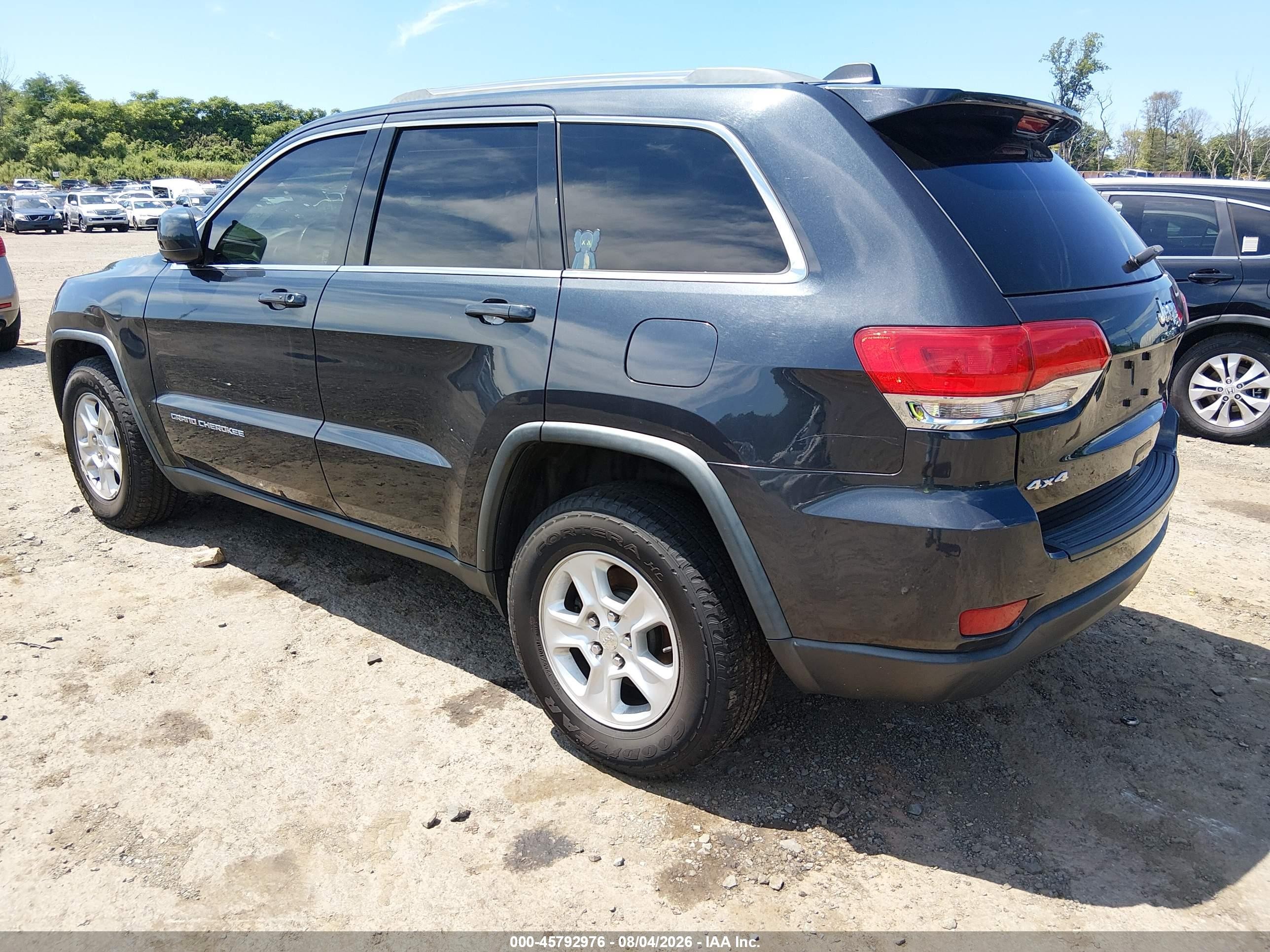 2014 Jeep Grand Cherokee Laredo Black vin: 1C4RJFAG2EC132377