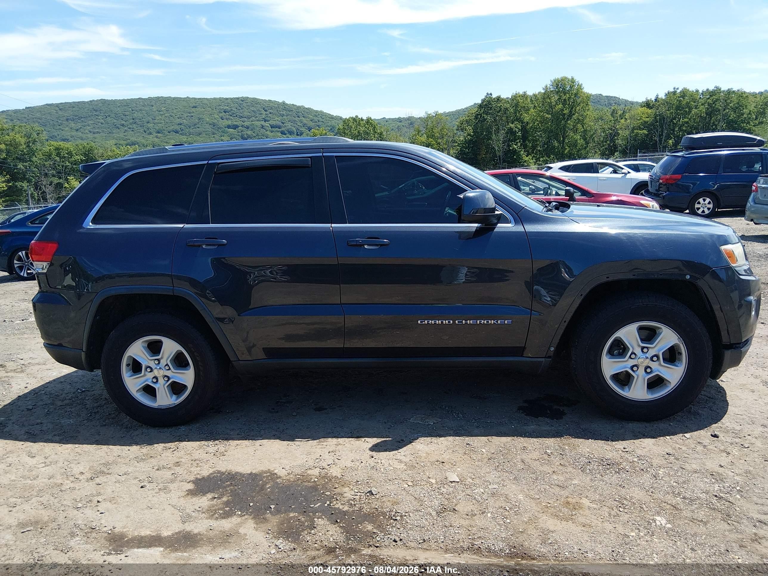 2014 Jeep Grand Cherokee Laredo Black vin: 1C4RJFAG2EC132377