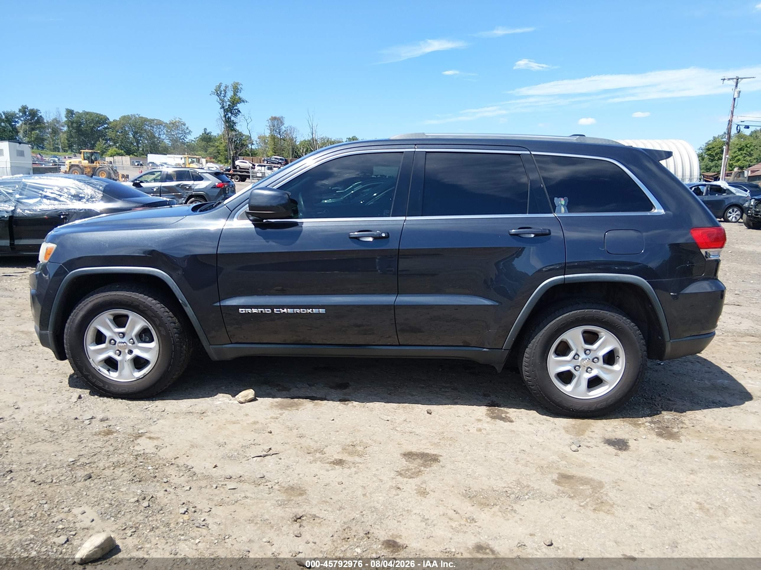2014 Jeep Grand Cherokee Laredo Black vin: 1C4RJFAG2EC132377