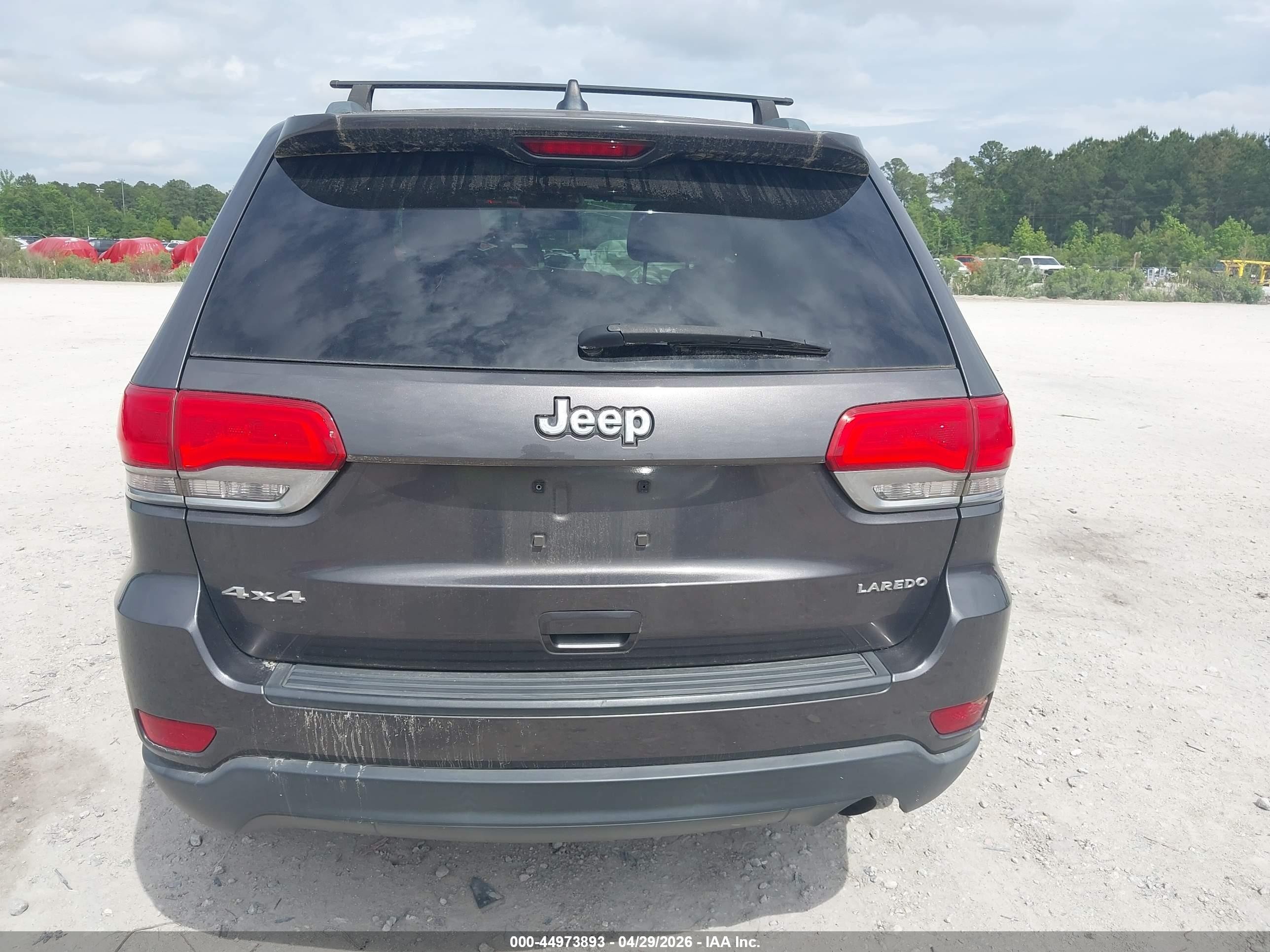 2014 Jeep Grand Cherokee Laredo Gray vin: 1C4RJFAG2EC134730