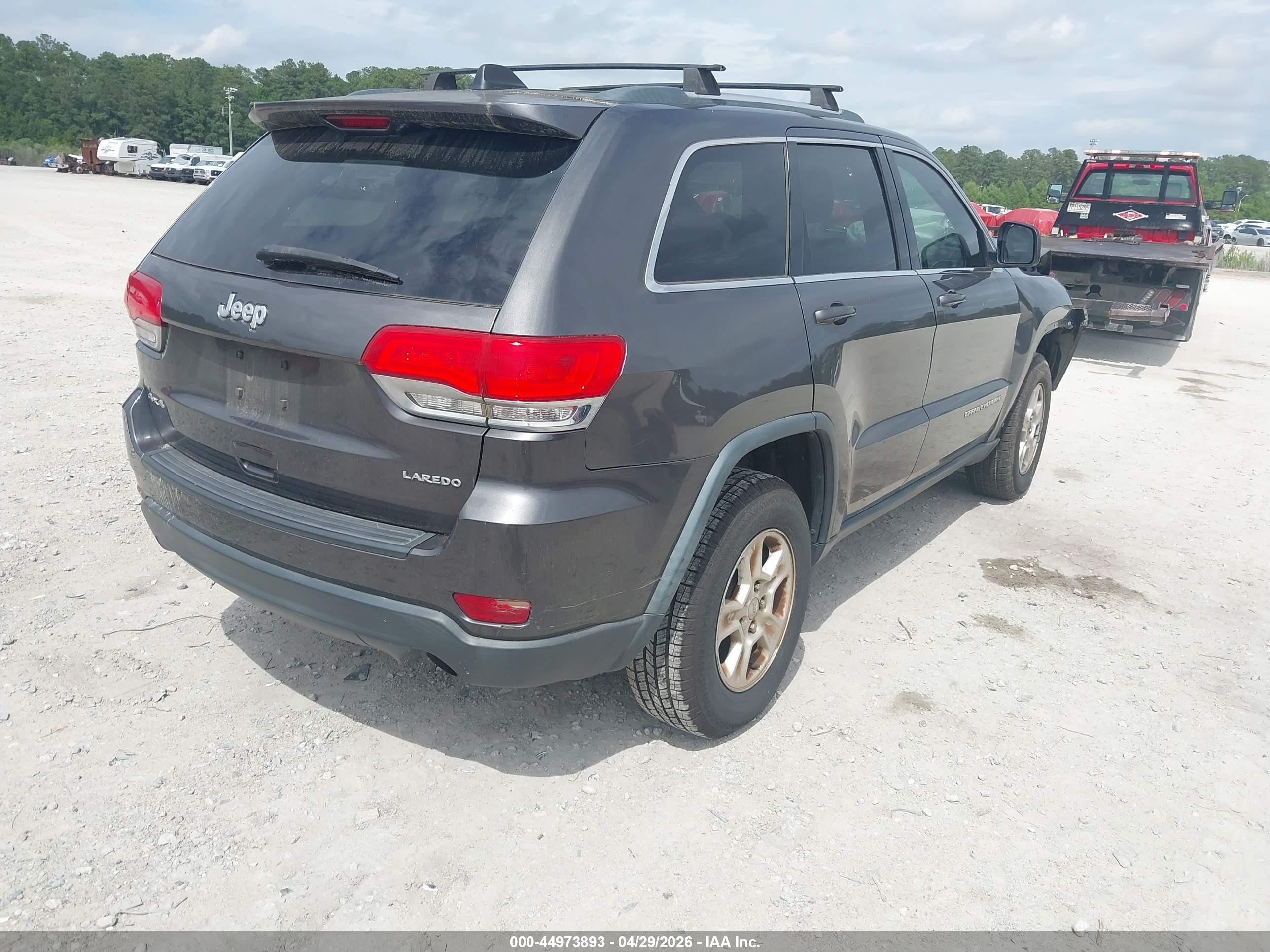 2014 Jeep Grand Cherokee Laredo Gray vin: 1C4RJFAG2EC134730