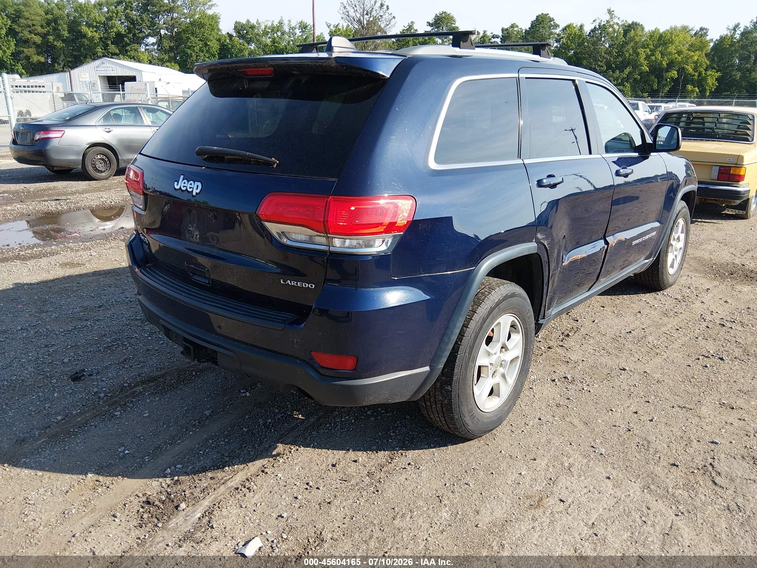 2014 Jeep Grand Cherokee Laredo Black vin: 1C4RJFAG2EC211077