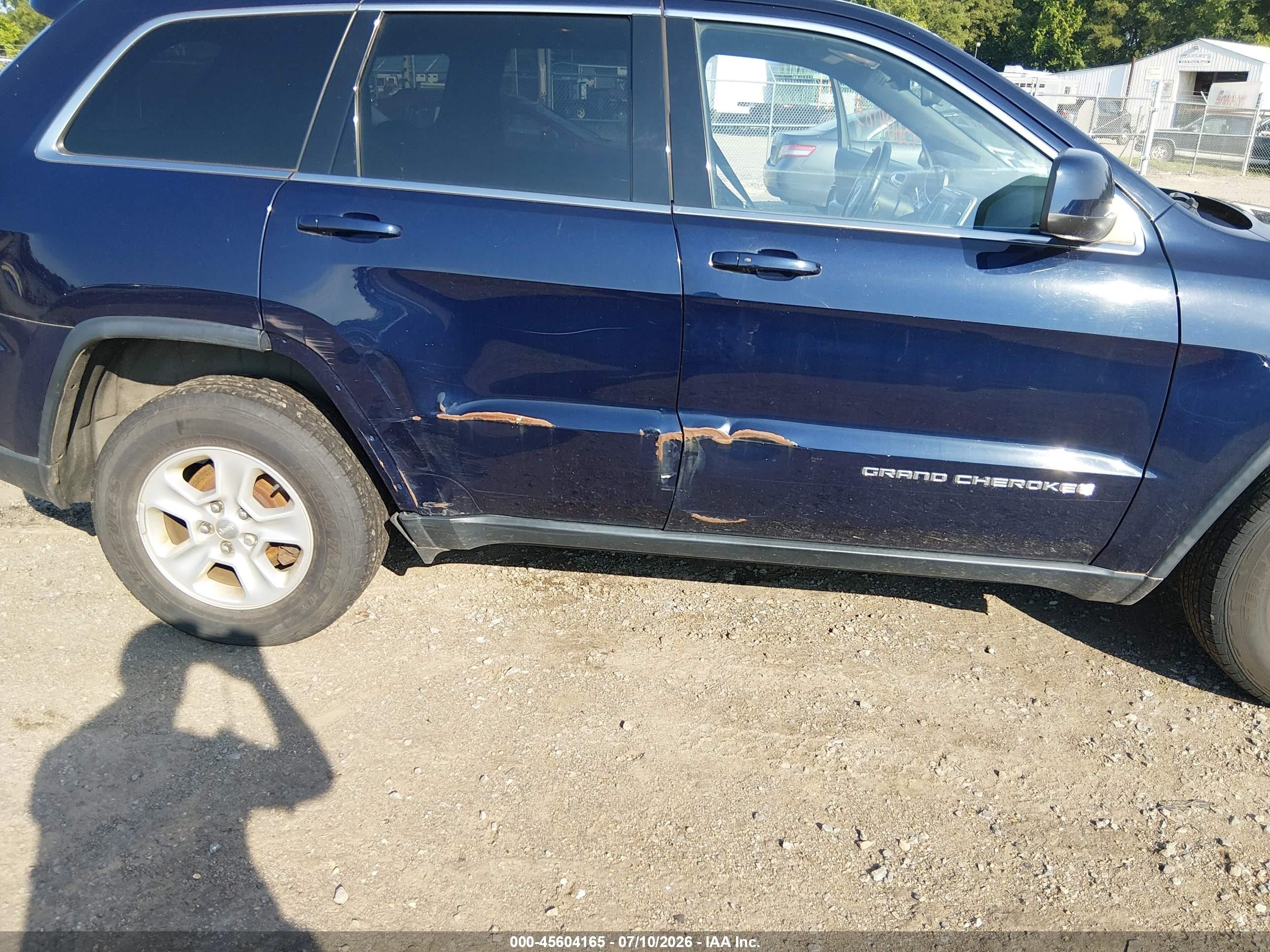 2014 Jeep Grand Cherokee Laredo Black vin: 1C4RJFAG2EC211077