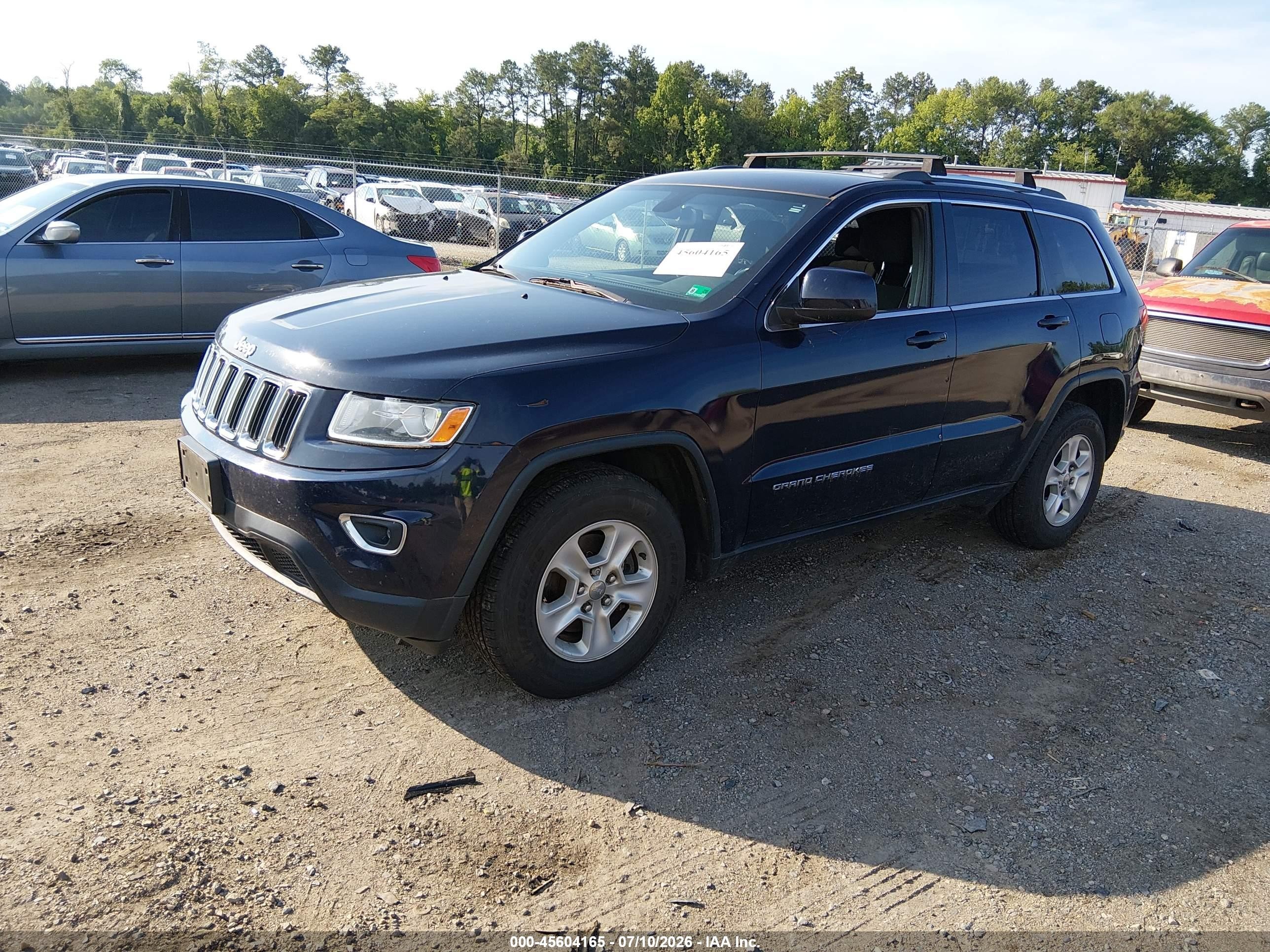 2014 Jeep Grand Cherokee Laredo Black vin: 1C4RJFAG2EC211077