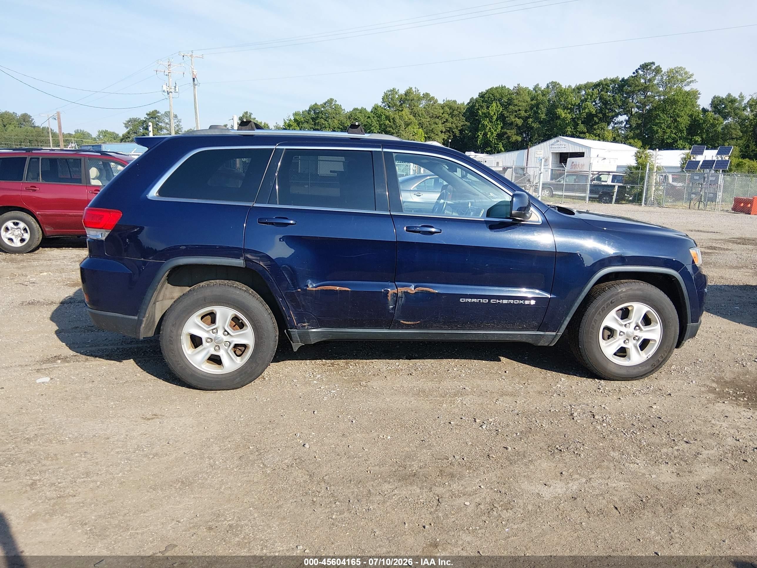 2014 Jeep Grand Cherokee Laredo Black vin: 1C4RJFAG2EC211077