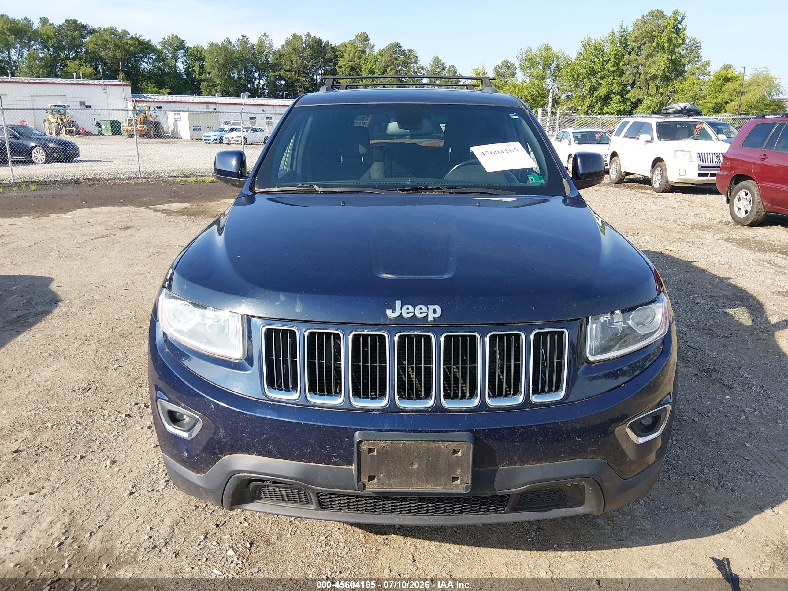2014 Jeep Grand Cherokee Laredo Black vin: 1C4RJFAG2EC211077