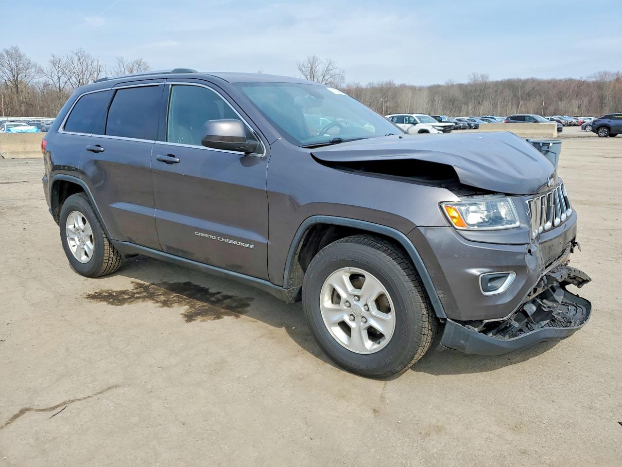 2014 Jeep Grand Cherokee Laredo Gray vin: 1C4RJFAG2EC219647