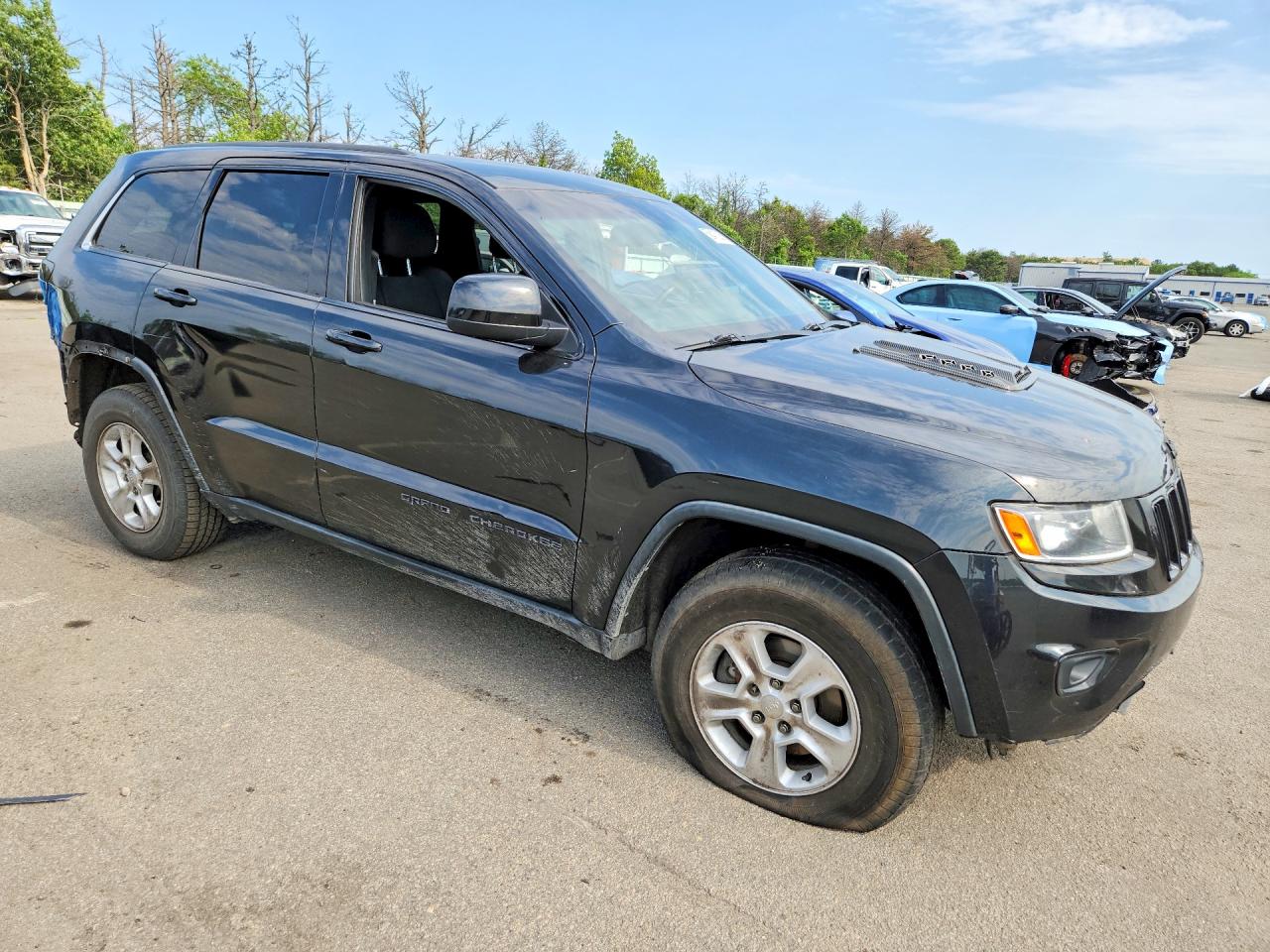 2014 Jeep Grand Cherokee Laredo Black vin: 1C4RJFAG2EC224945