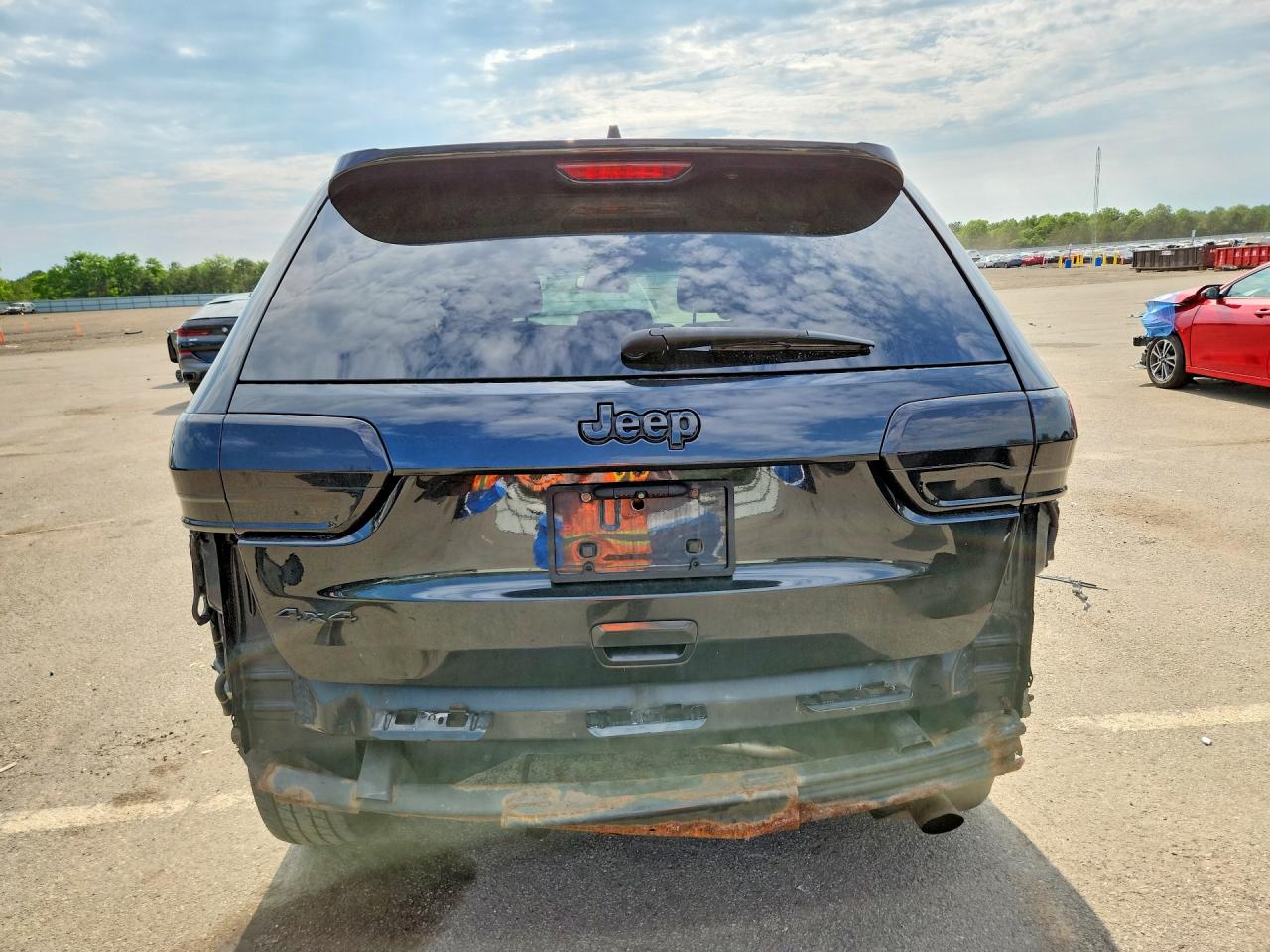 2014 Jeep Grand Cherokee Laredo Black vin: 1C4RJFAG2EC224945