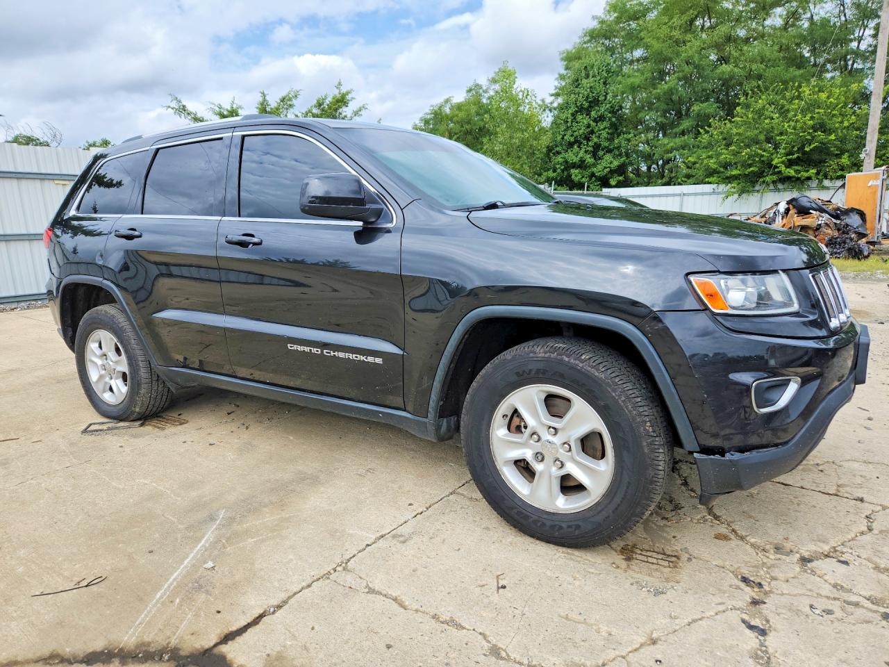 2014 Jeep Grand Cherokee Laredo Black vin: 1C4RJFAG2EC243057