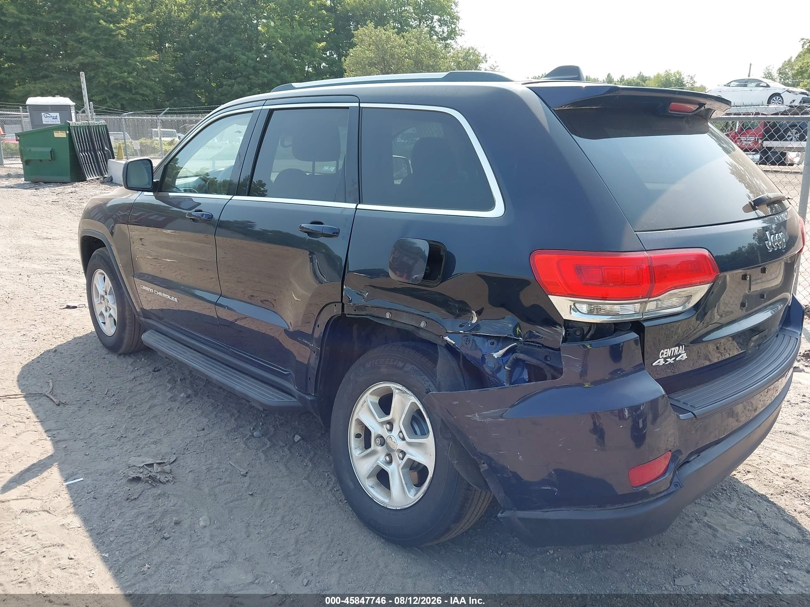 2014 Jeep Grand Cherokee Laredo Blue vin: 1C4RJFAG2EC272249