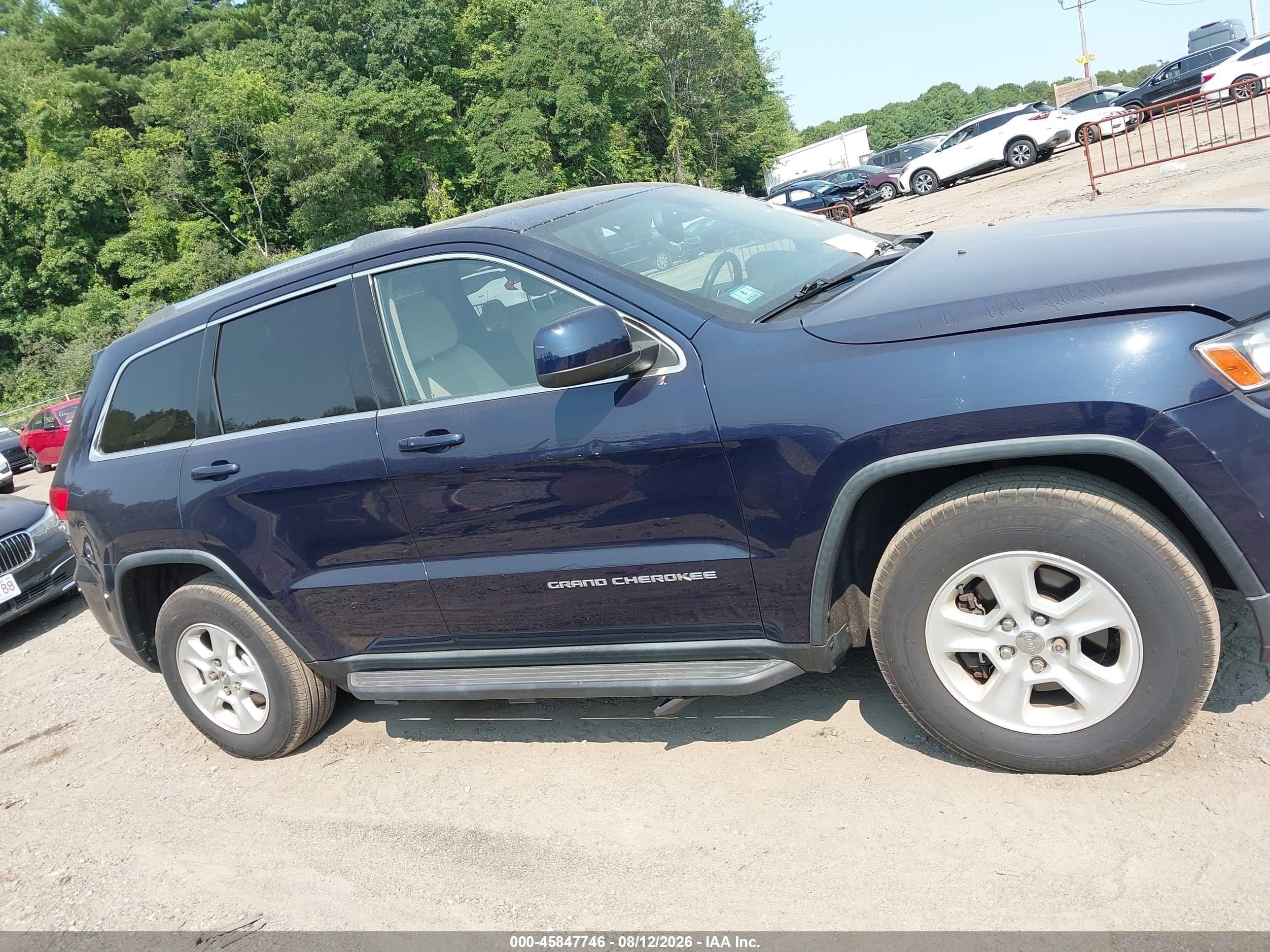 2014 Jeep Grand Cherokee Laredo Blue vin: 1C4RJFAG2EC272249