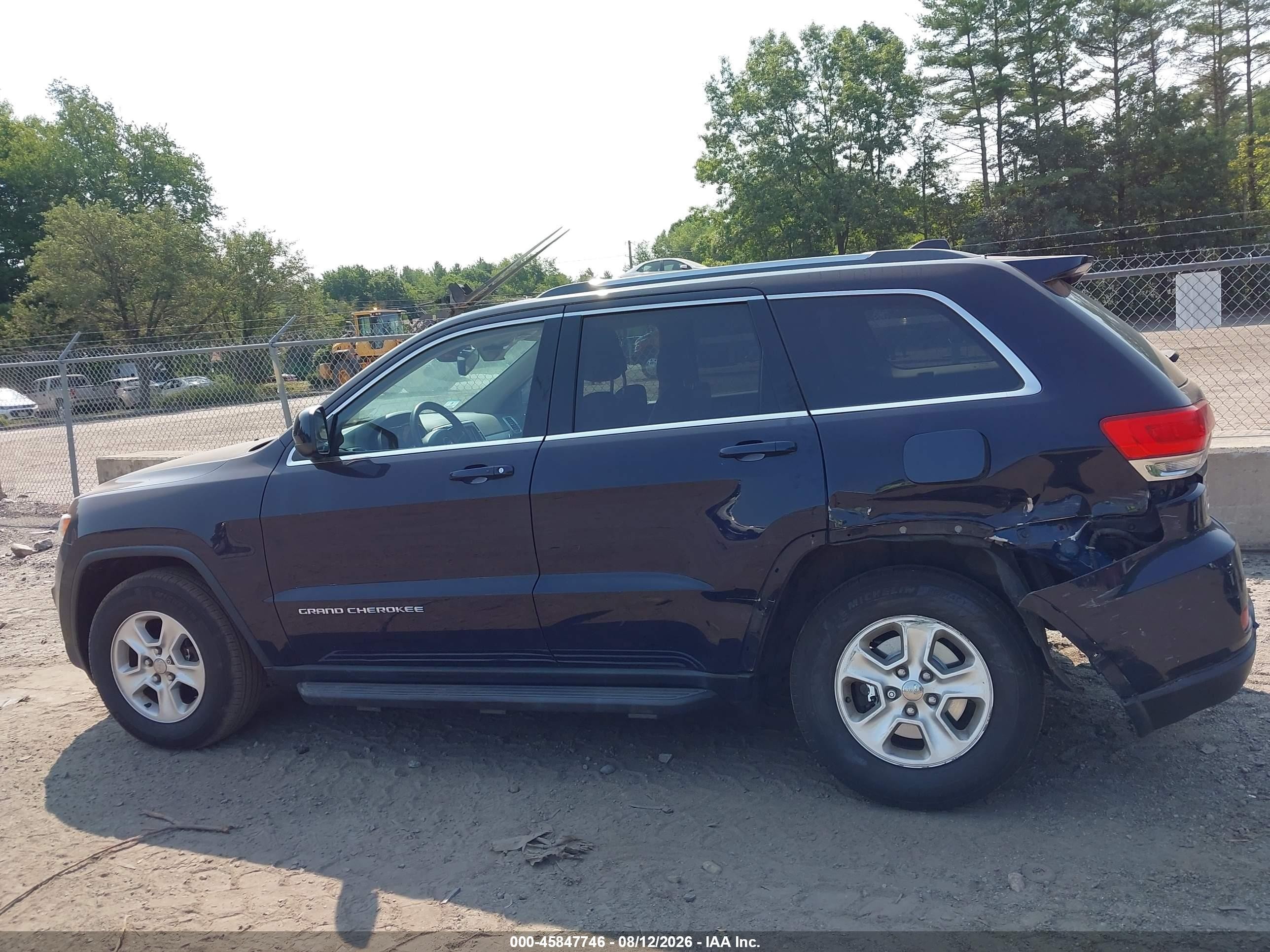 2014 Jeep Grand Cherokee Laredo Blue vin: 1C4RJFAG2EC272249