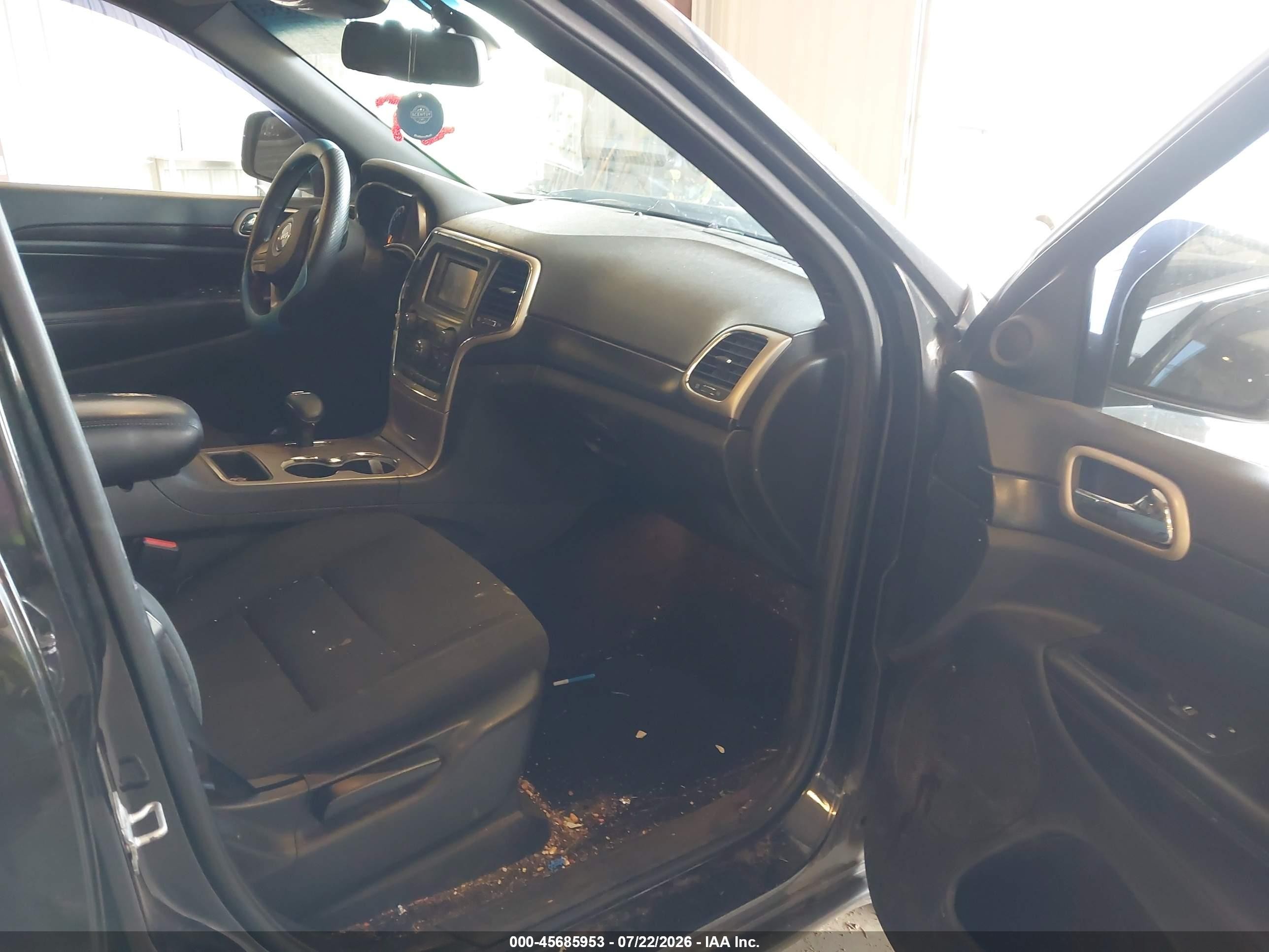 2014 Jeep Grand Cherokee Laredo Black vin: 1C4RJFAG2EC392343