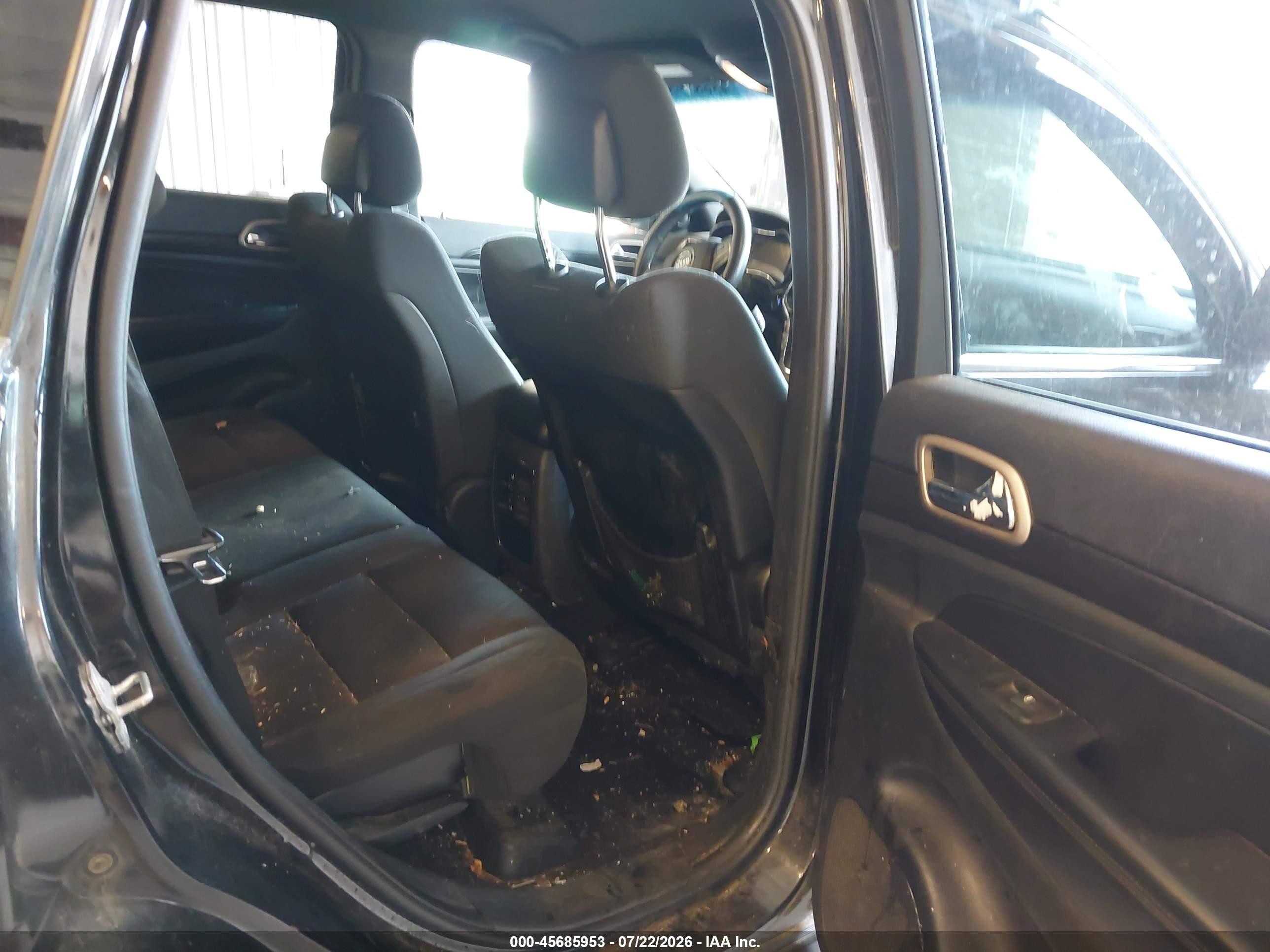 2014 Jeep Grand Cherokee Laredo Black vin: 1C4RJFAG2EC392343