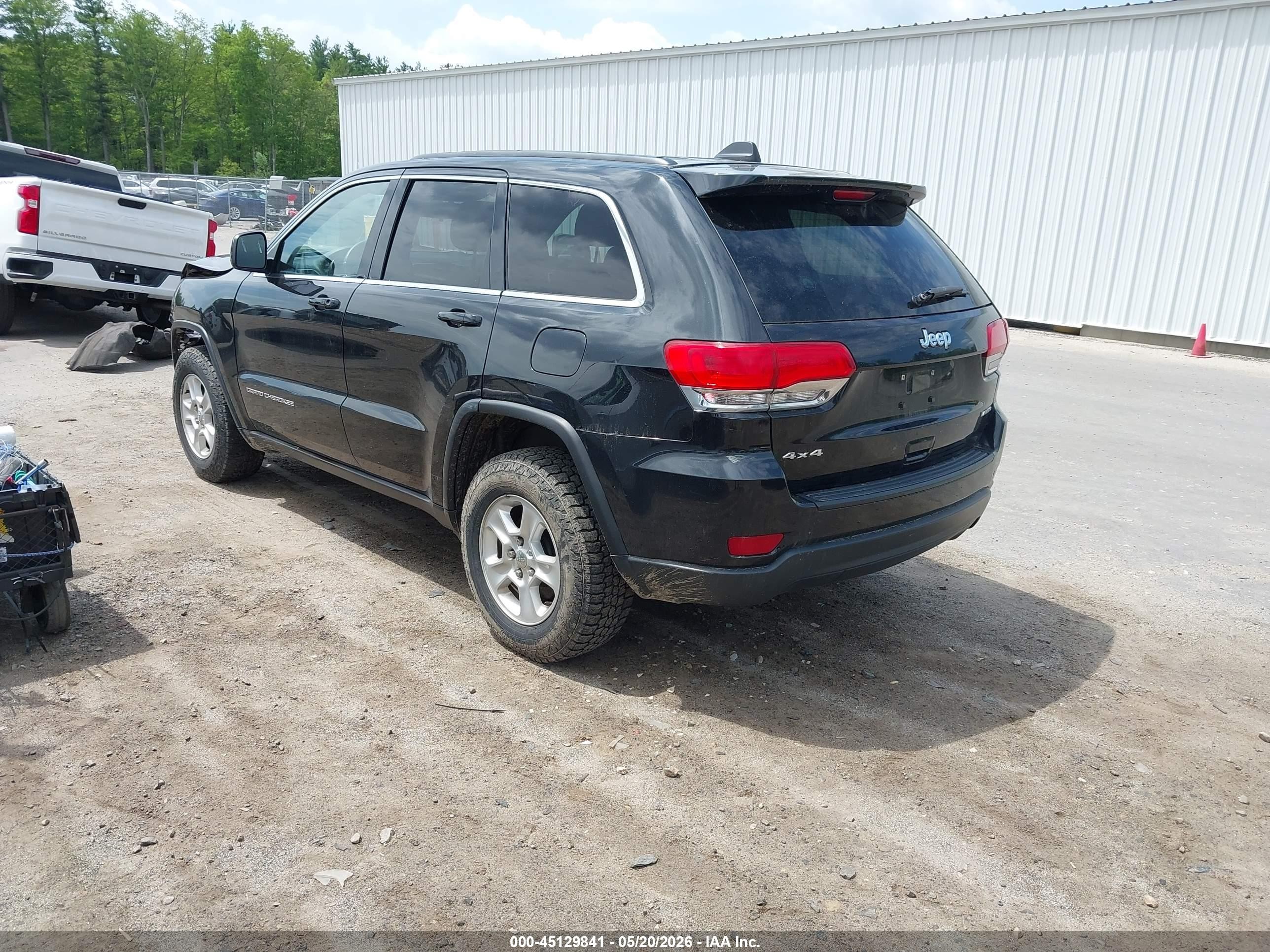 2014 Jeep Grand Cherokee Laredo Black vin: 1C4RJFAG2EC392441