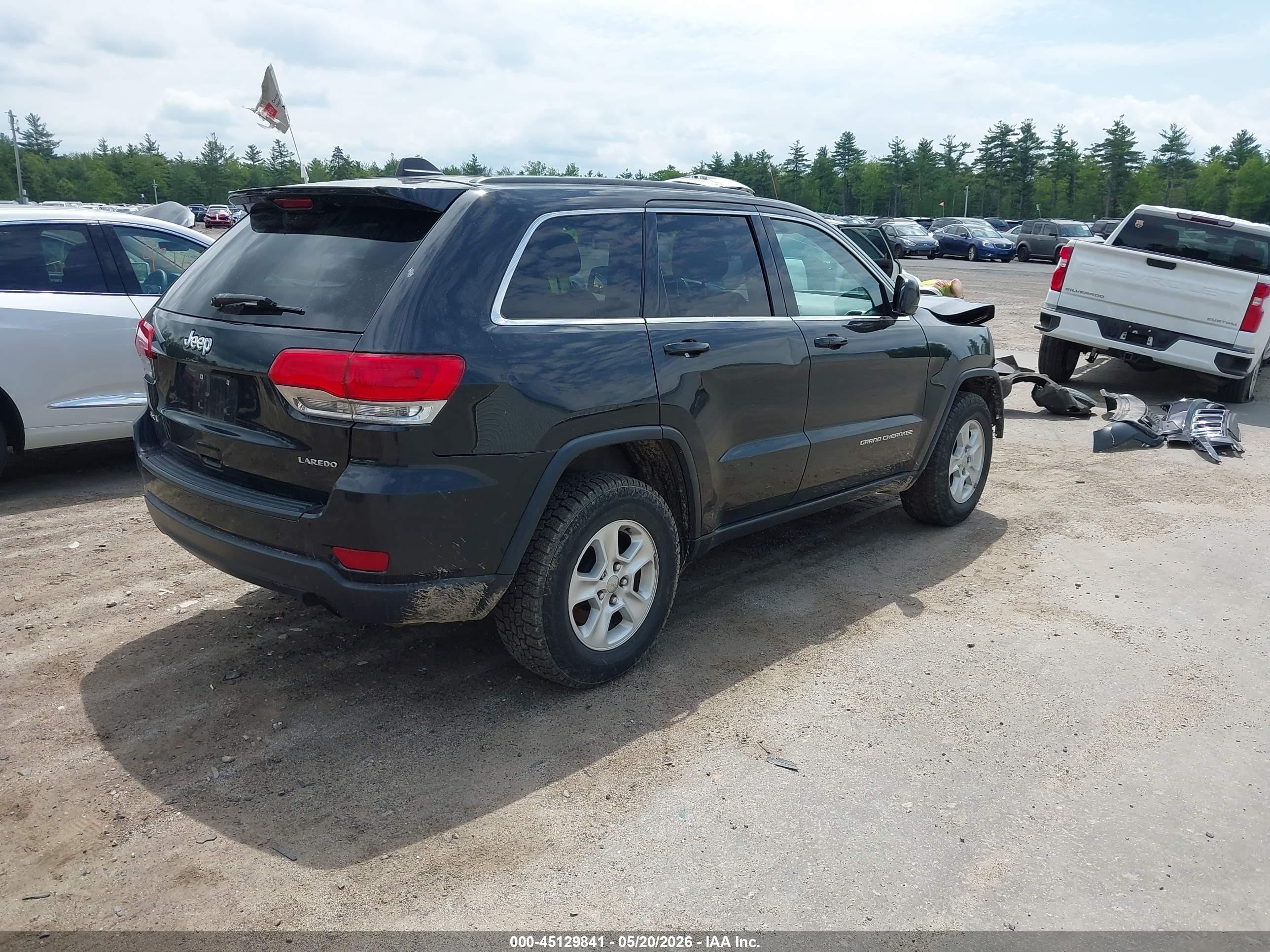 2014 Jeep Grand Cherokee Laredo Black vin: 1C4RJFAG2EC392441